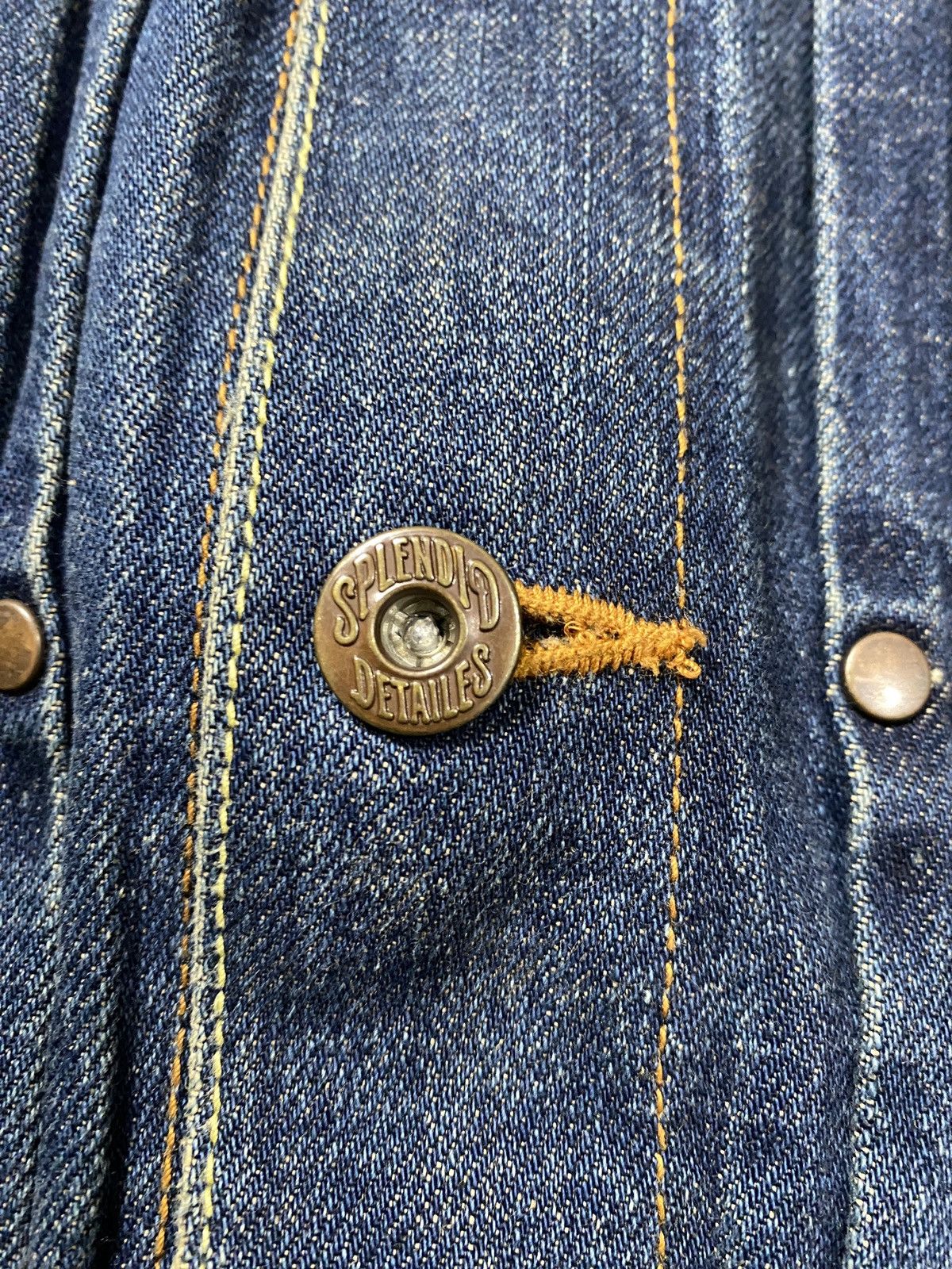 Japanese Brand Field Denim Jacket Selvedge LOST DESSAU Made in Japan Size US M / EU 48-50 / 2 - 6 Thumbnail