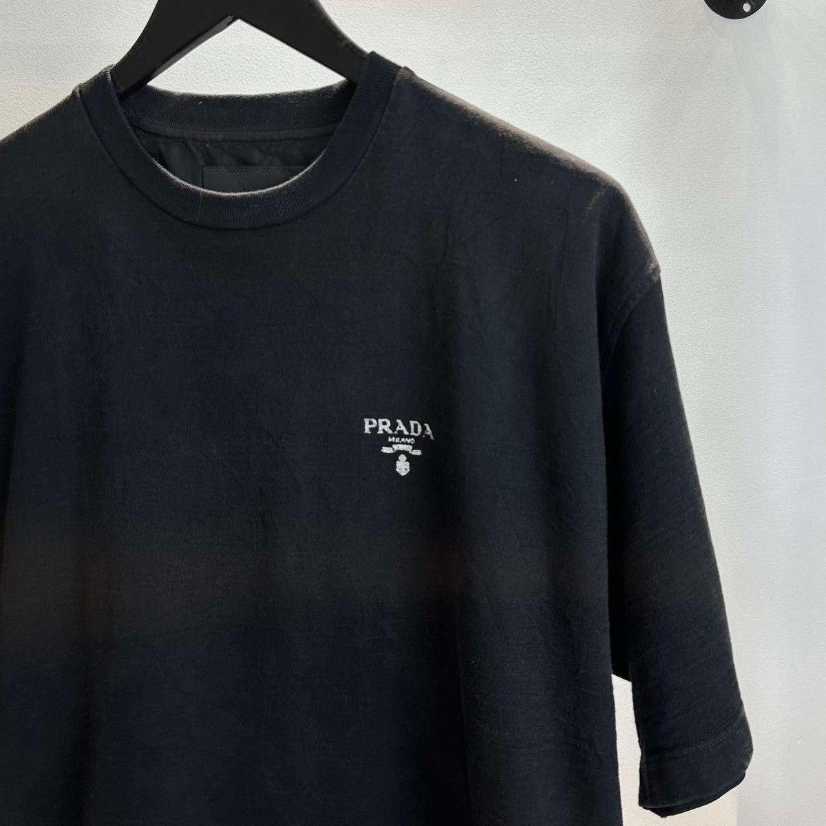 Prada Prada Embroied Nylon T Shirt Size US S / EU 44-46 / 1 - 2 Thumbnail