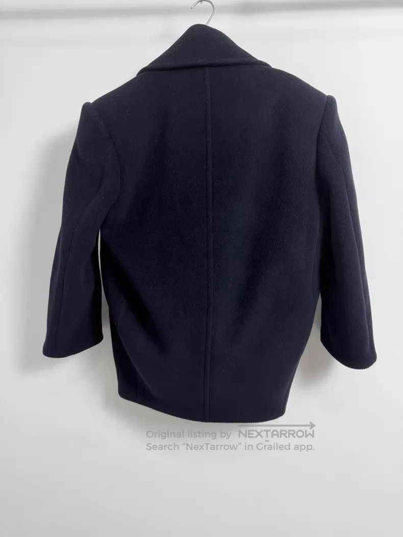 Saint Laurent Paris Saint Laurent Paris Double Breasted Dark Navy Wool Coat i Size XS / US 0-2 / IT 36-38 - 2 Thumbnail