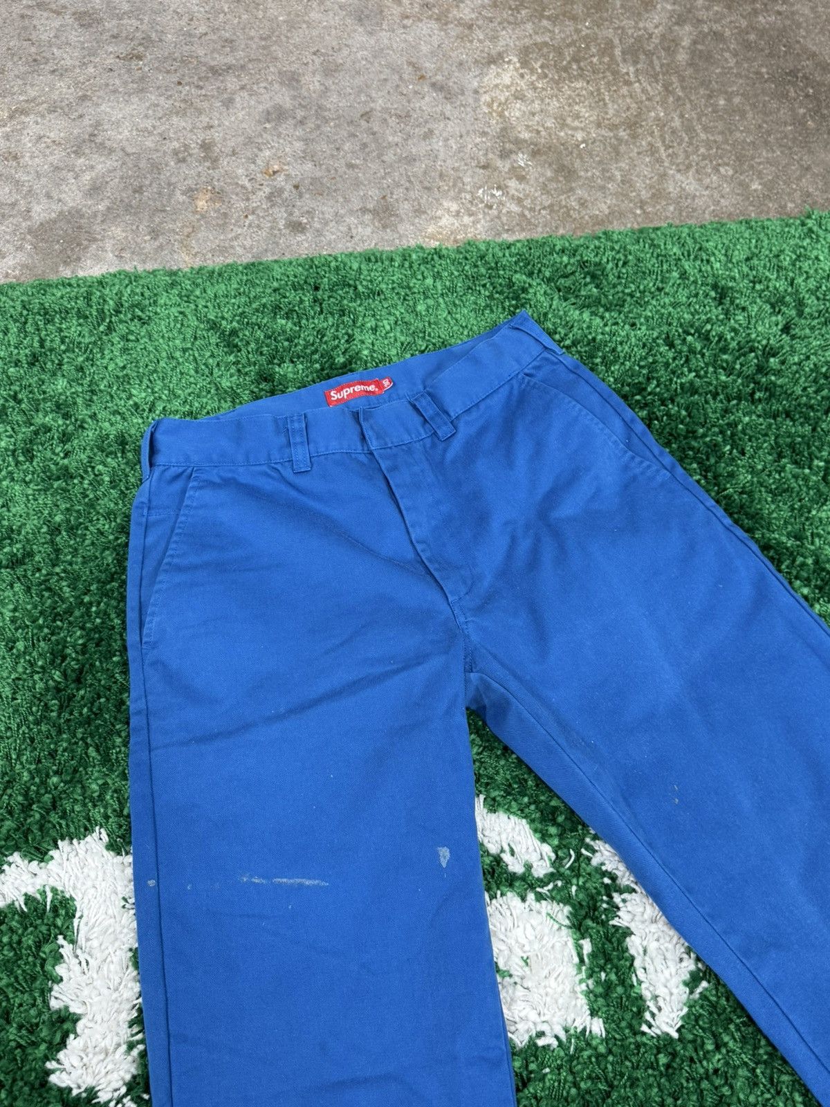 Supreme Royal Blue Work Chino Pants Sz. 30 SS19 874