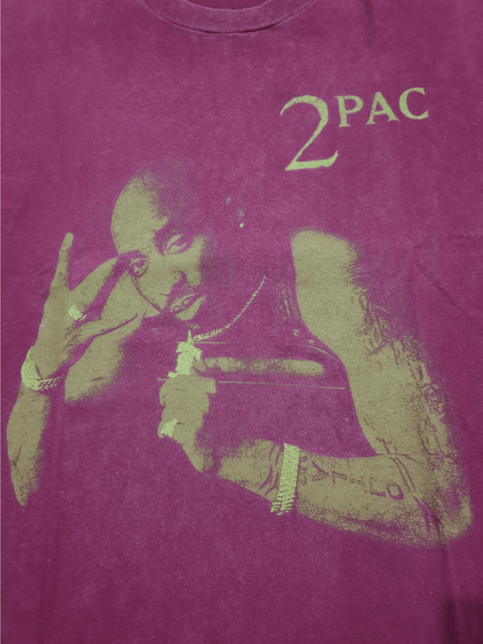 Death Row Records × Vintage 90s 2 PAC Death Row Records T-shirt Size US XL / EU 56 / 4 - 2 Thumbnail