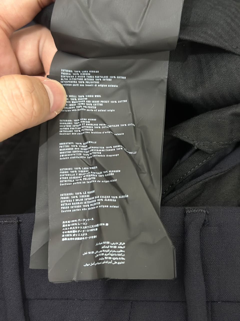 Prada PRADA BWNT No Tuck Slacks Pants 46 Wool Navy Size US 30 / EU 46 - 6 Thumbnail