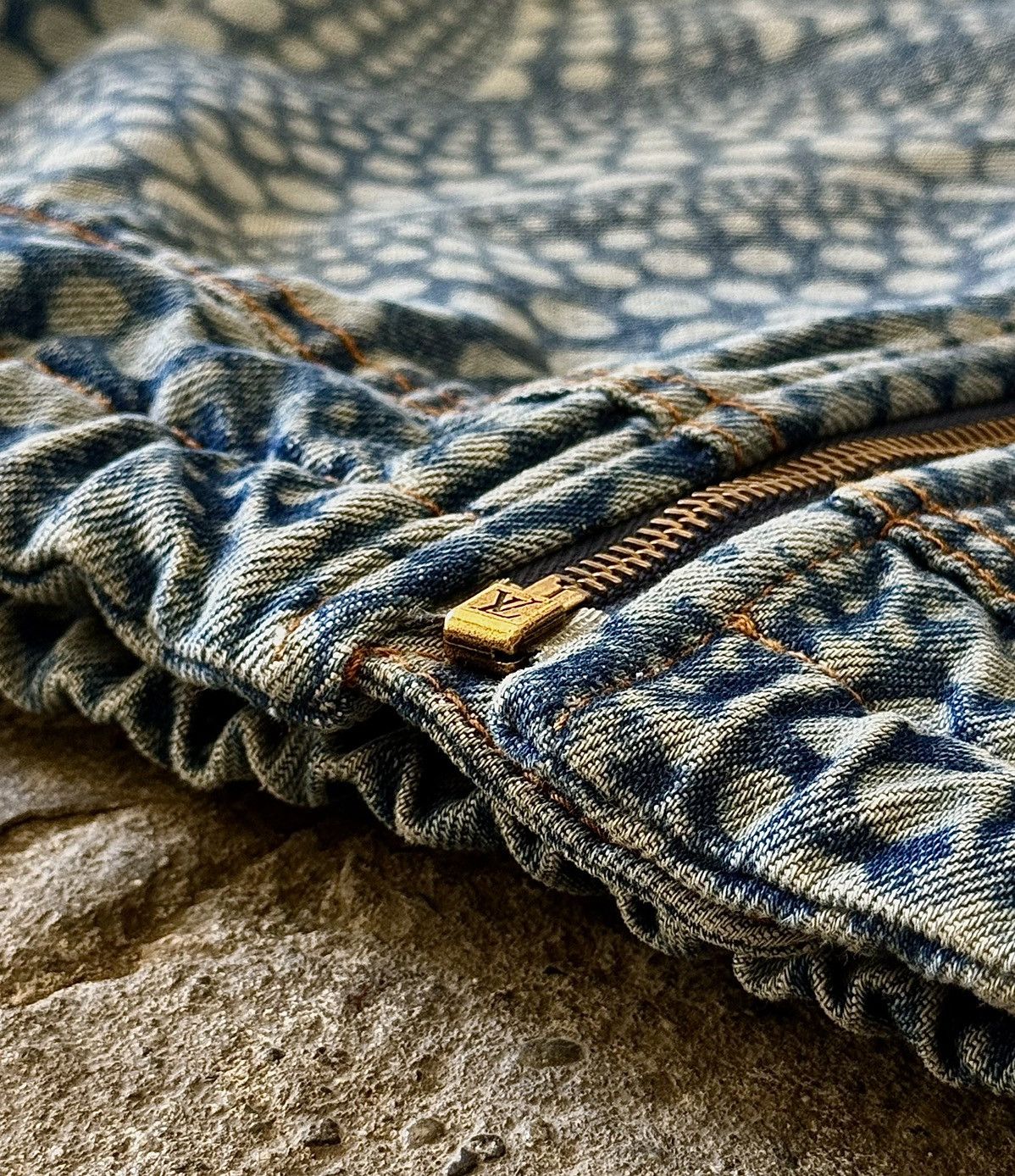 Louis Vuitton × Yayoi Kusama Louis Vuitton - Yayoi Kusama - Pumpkin - Denim Jacket Size US M / EU 48-50 / 2 - 9 Thumbnail