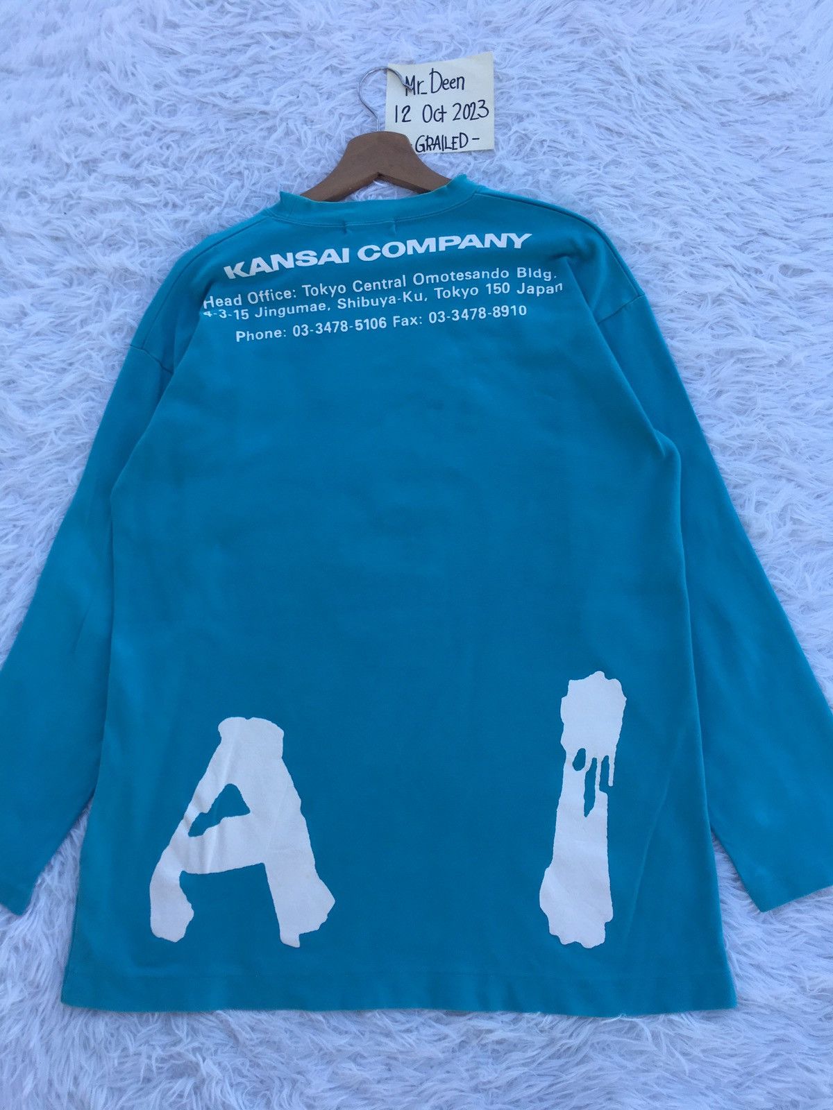 Kansai Yamamoto Rare Vintage Kansai Yamamoto Spellout Sweater Size US L / EU 52-54 / 3 - 17 Thumbnail