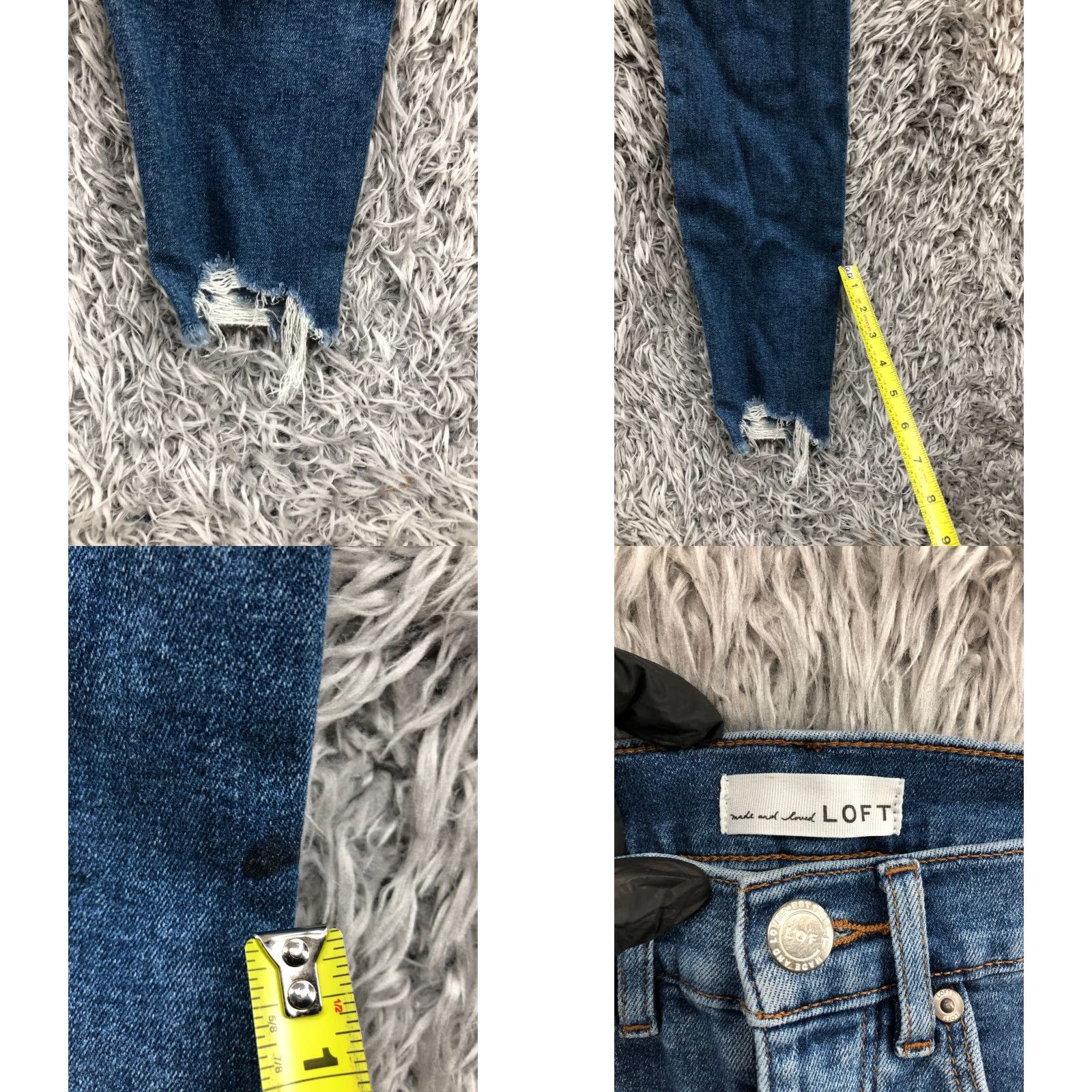 Loft LOFT Jeans Loft High Waist Skinny Jeans Women's Medium Wash Blue Size 25 Size 42" / US 20 - 8 Thumbnail