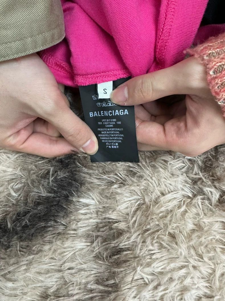 Balenciaga Balenciaga Black powder patchwork long and short sleeves fa Size US S / EU 44-46 / 1 - 5 Thumbnail
