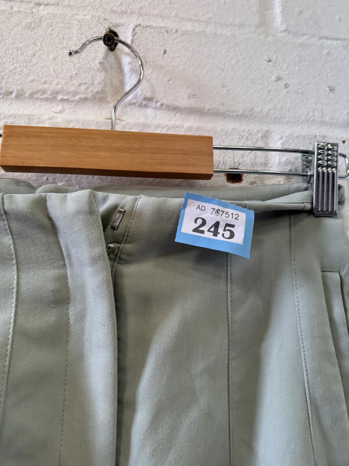 Zara Light Green Women's Casual Pants Size 26" / US 2 / IT 38 - 2 Thumbnail