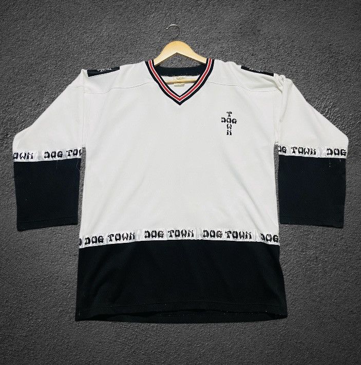 Dogtown Vintage 90s Dogtown Skateboard Hockey Jersey - English Logo Size US XL / EU 56 / 4 - 3 Thumbnail