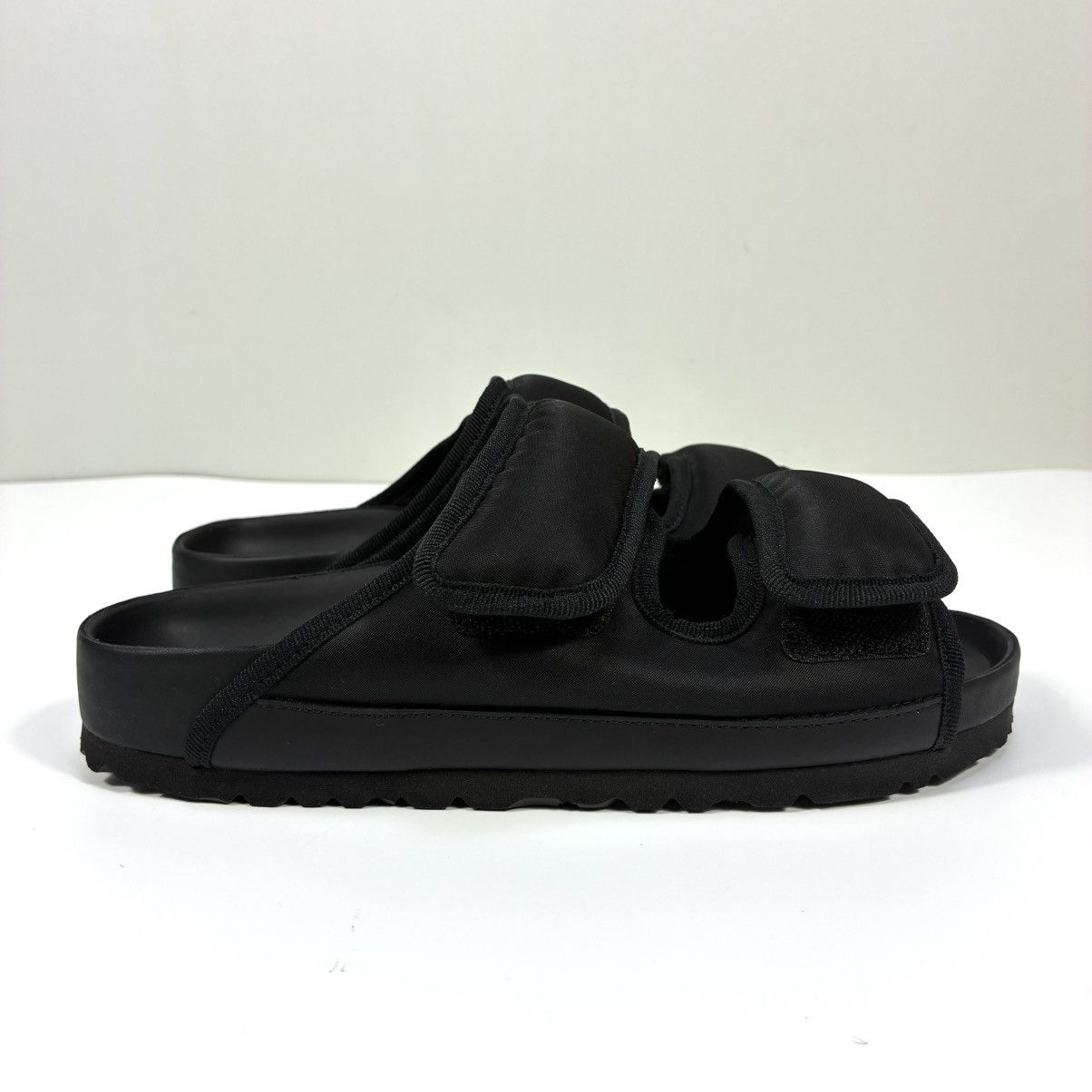 Birkenstock Birkenstock 1774 Arizona Cosny Nylon Sandals Black 38 7 NEW Size US 7 / IT 37 - 5 Thumbnail
