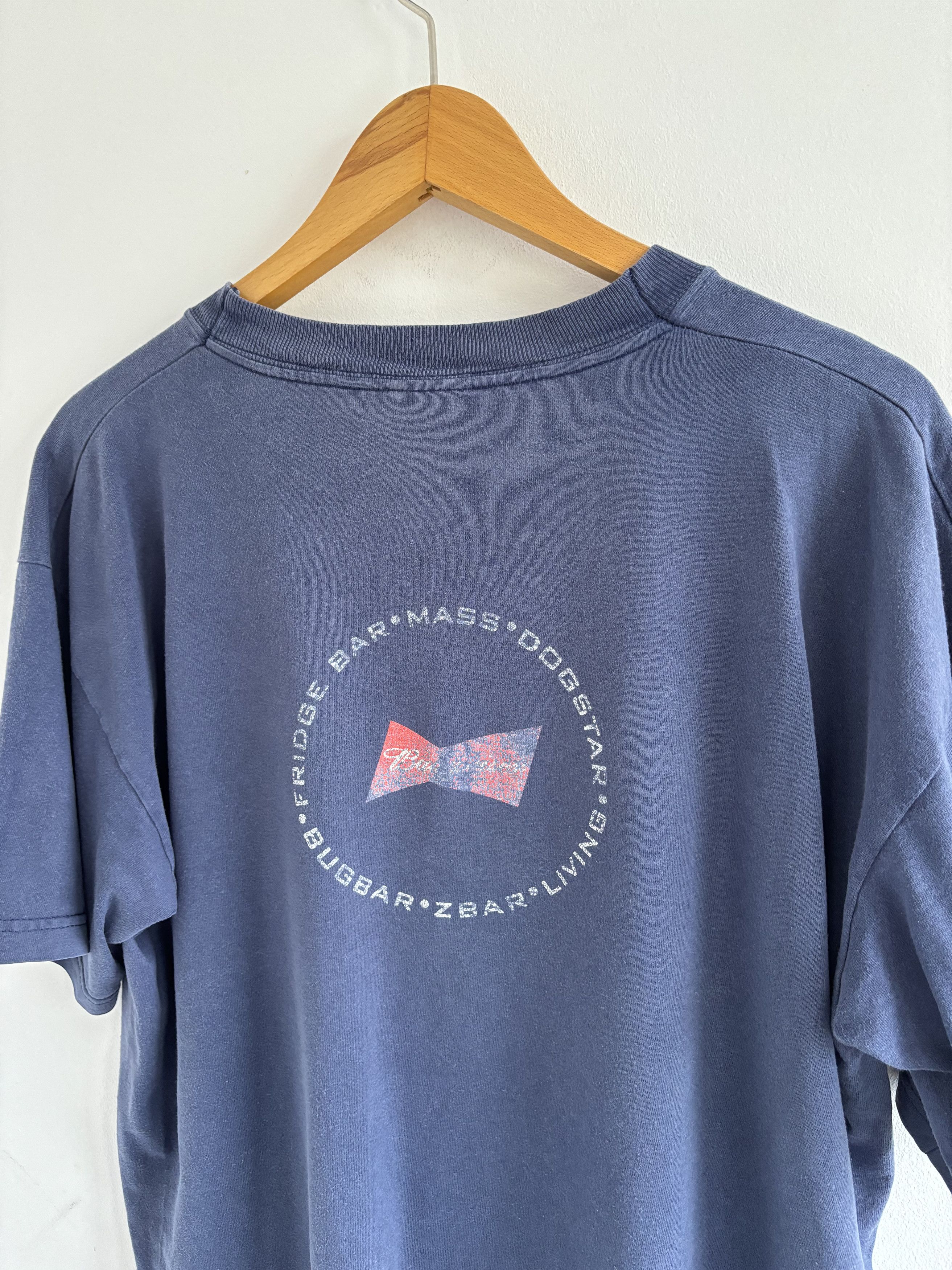 Brixton × Budweiser × Vintage Vintage Brixton Budweiser Distressed Faded Tee Size US L / EU 52-54 / 3 - 6 Thumbnail