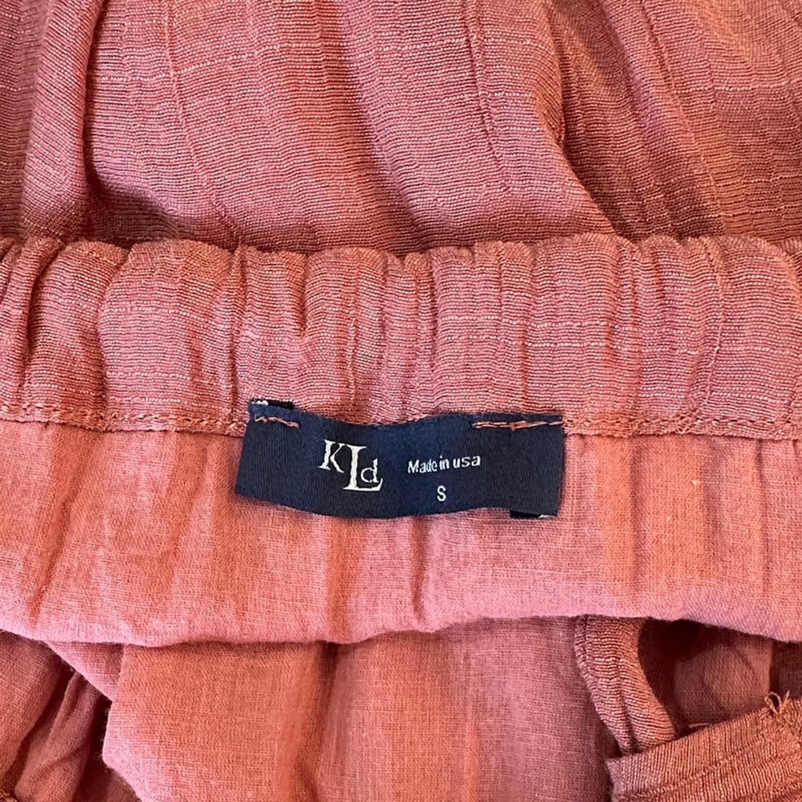 Other KLD small Rust Romper Tie Straps balletcore Coquette Girl Size 28" / US 6 / IT 42 - 5 Thumbnail