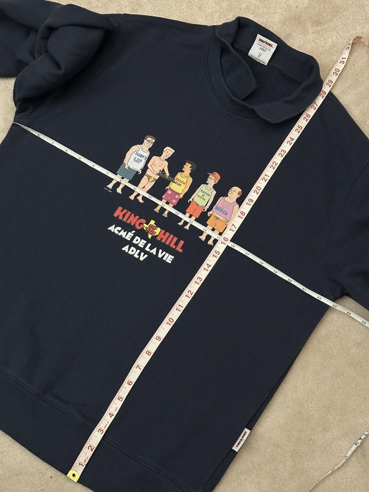 Acme Clothing × Designer Acme De La Vie x King Of The Hill Sweatshirt Heavyweight sz2 Size US L / EU 52-54 / 3 - 10 Thumbnail