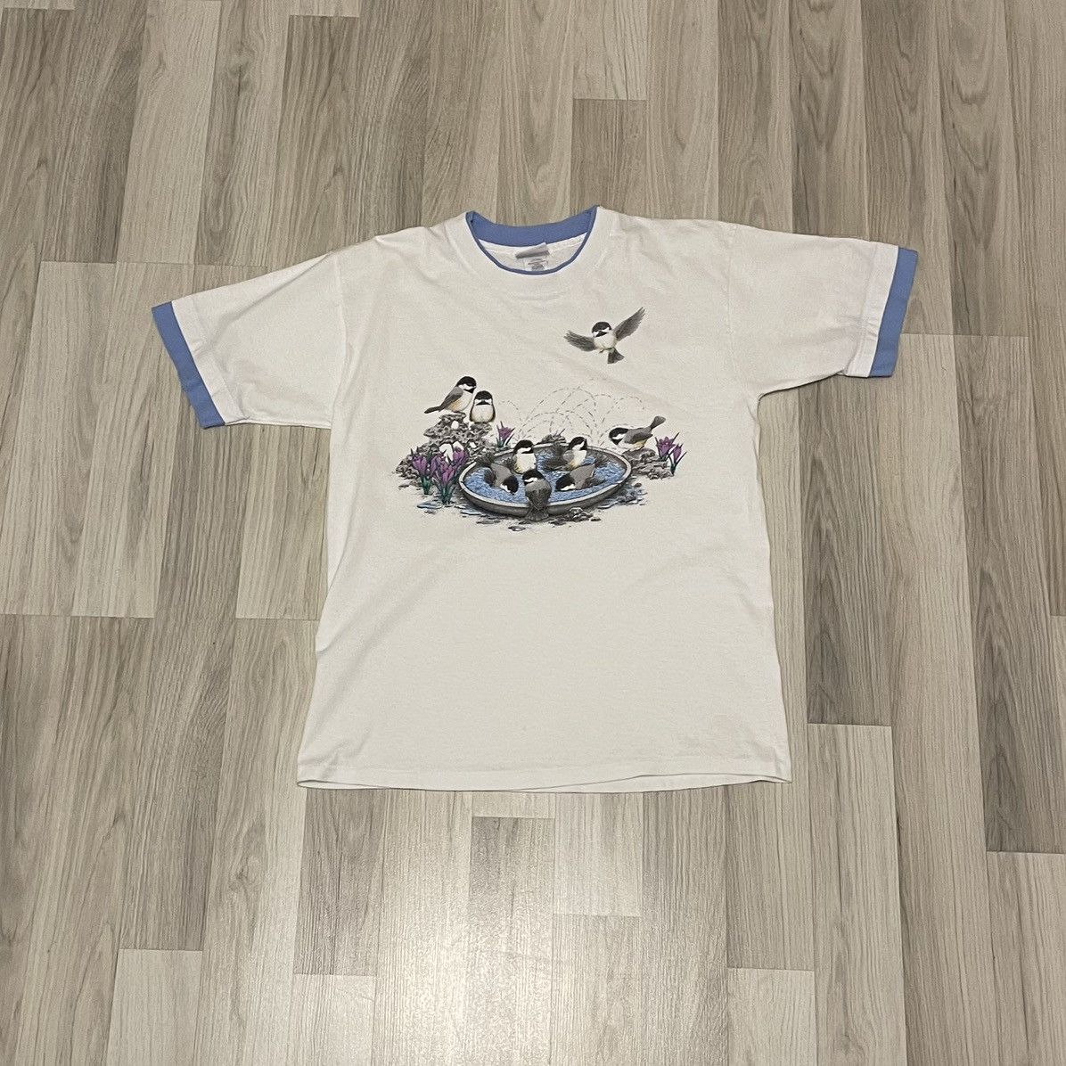 Vintage Vintage 90s Birds Shirt Size US L / EU 52-54 / 3 - 1 Thumbnail