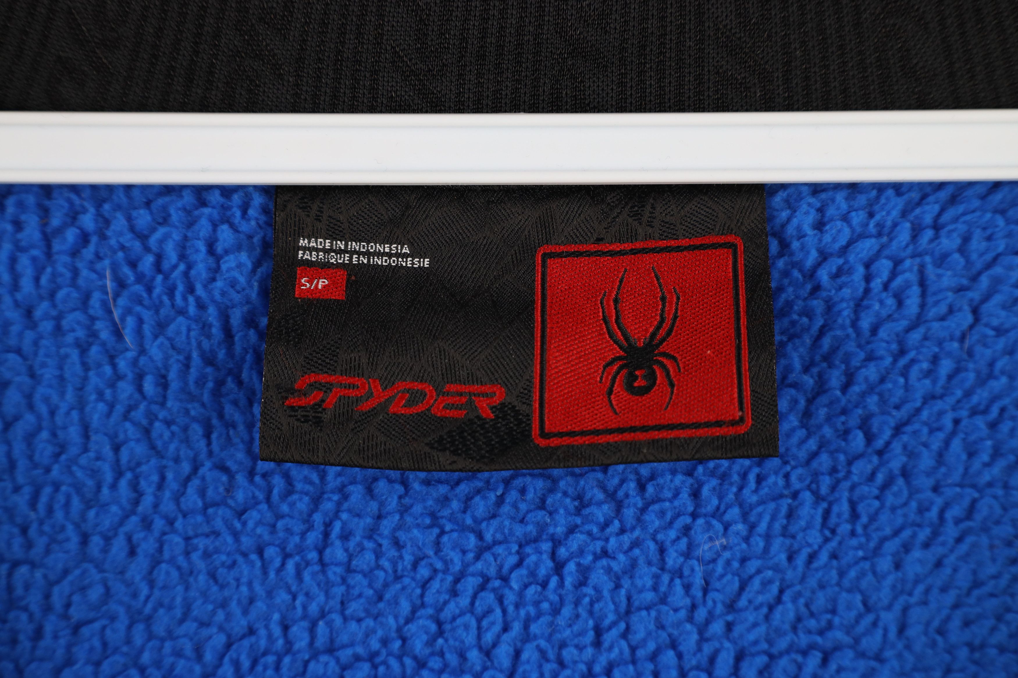 Spyder × Vintage Spyder Spell Out Heavyweight Ribbed Knit Ski Jacket Fleece Size US S / EU 44-46 / 1 - 10 Thumbnail