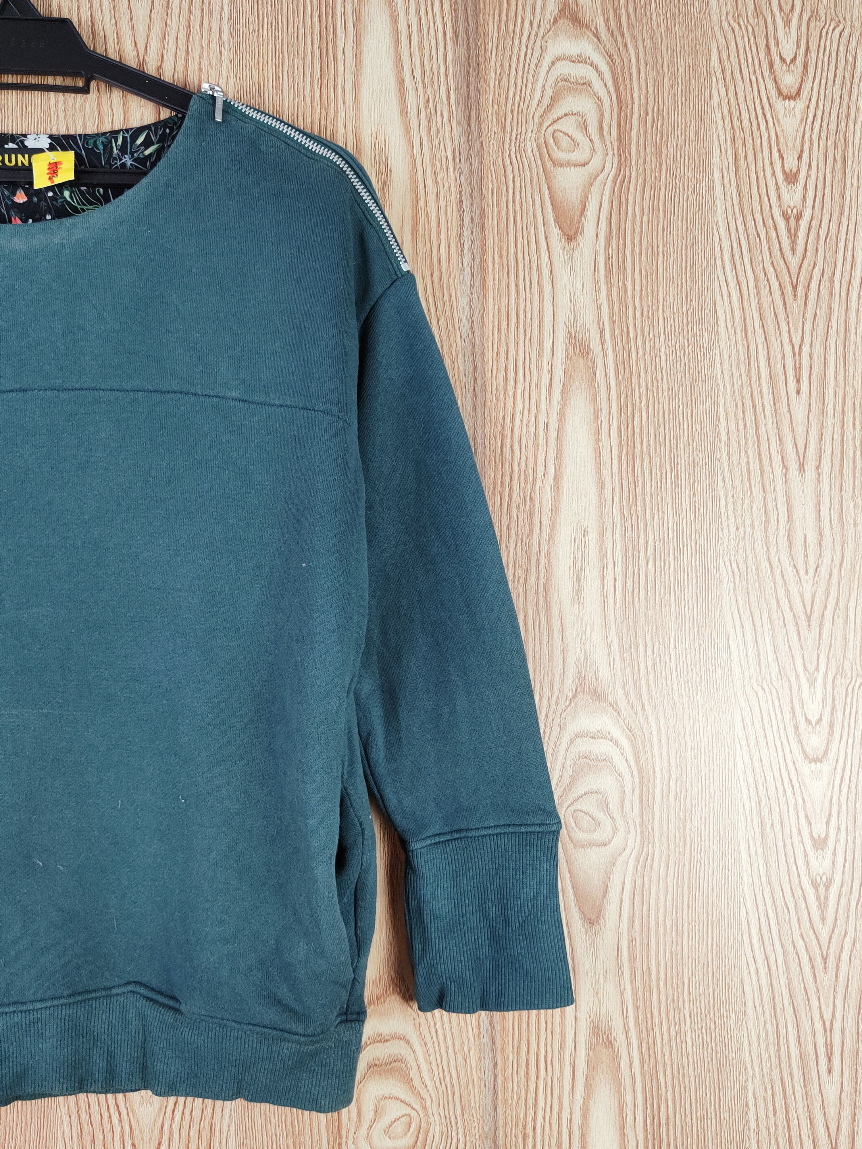 Japanese Brand × Vintage Truno-Noisemaker Green Sweatshirts #W578 Size M / US 6-8 / IT 42-44 - 6 Thumbnail