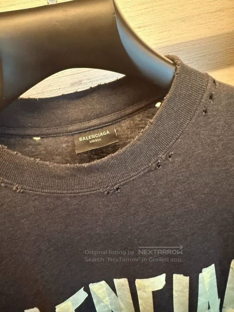 Balenciaga Balenciaga Explosive tape t-shirt Size US XS / EU 42 / 0 - 3 Thumbnail