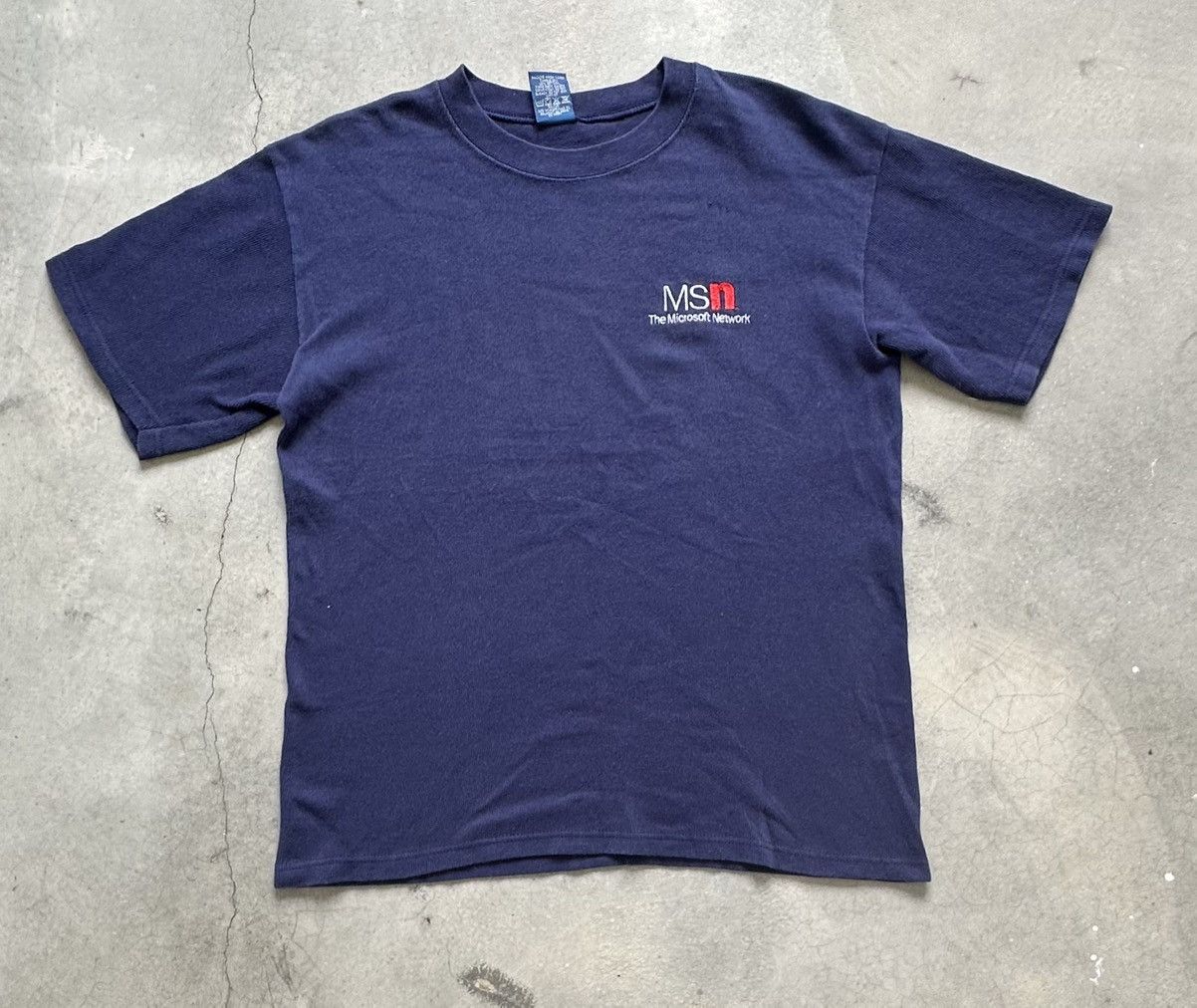 Vintage VINTAGE THE MICROSOFT NETWORK MSN TEE Size US L / EU 52-54 / 3 - 1 Thumbnail