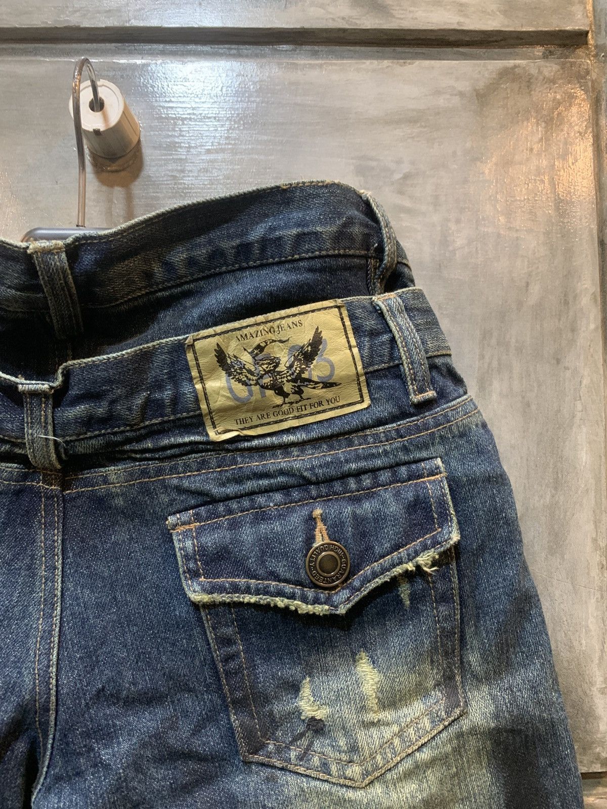 If Six Was Nine Clef De Sol Double Waist Mudwash Denim Size US 32 / EU 48 - 5 Thumbnail