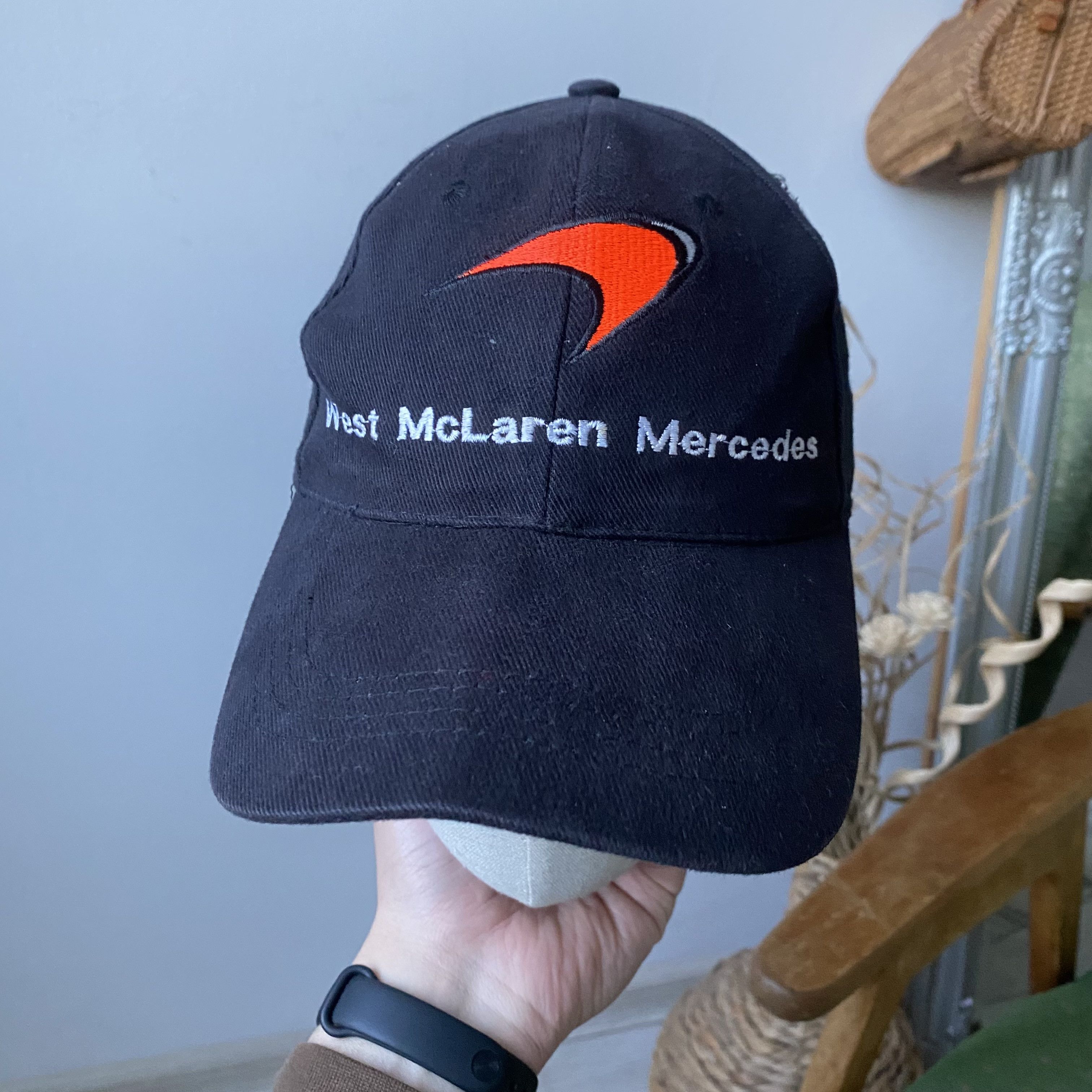 Mercedes-Benz 🏎️ Vintage Racing Mercedes McLaren cap West Ferrari Dad hat Size ONE SIZE - 3 Thumbnail