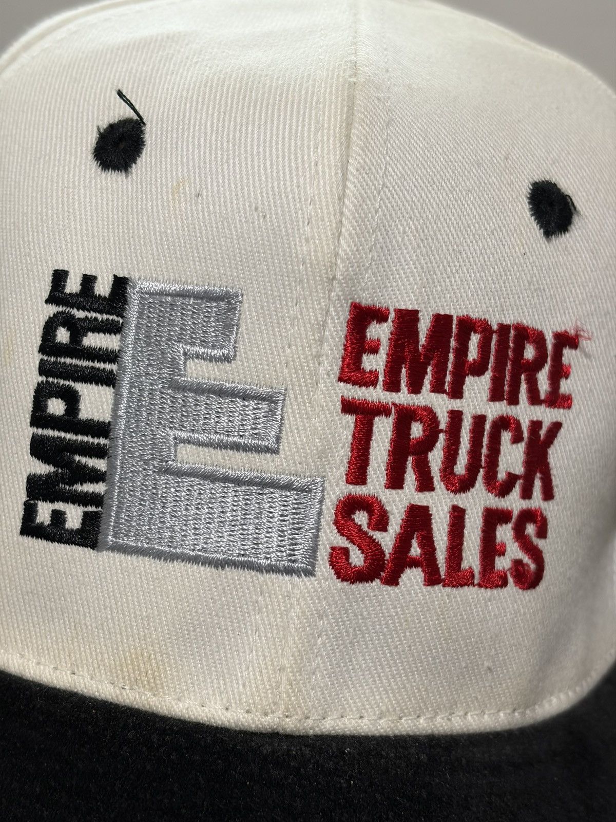 Vintage Vintage Empire Truck Sales Embroidered Snapback Hat One Size Size ONE SIZE - 3 Thumbnail