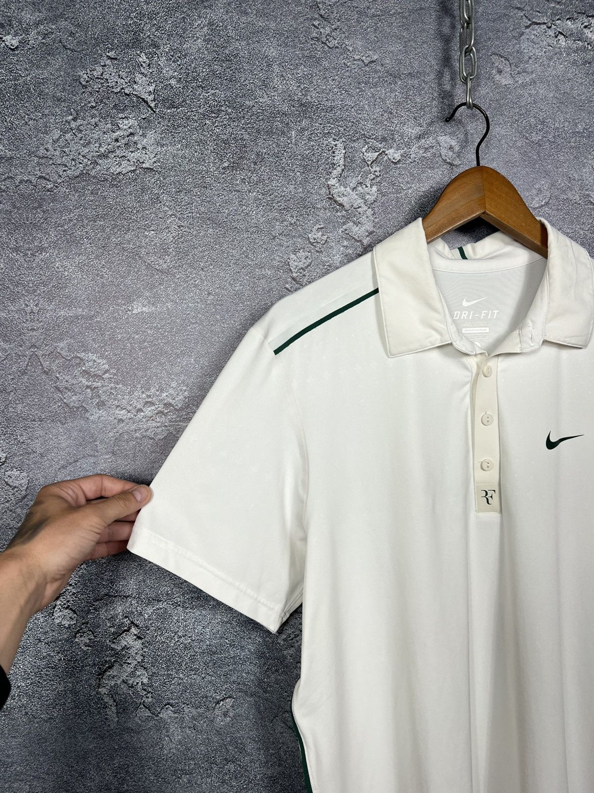 Nike Nike Court Roger Federer RF 2011 Wimbledon Tennis Polo Tee Size US L / EU 52-54 / 3 - 8 Thumbnail