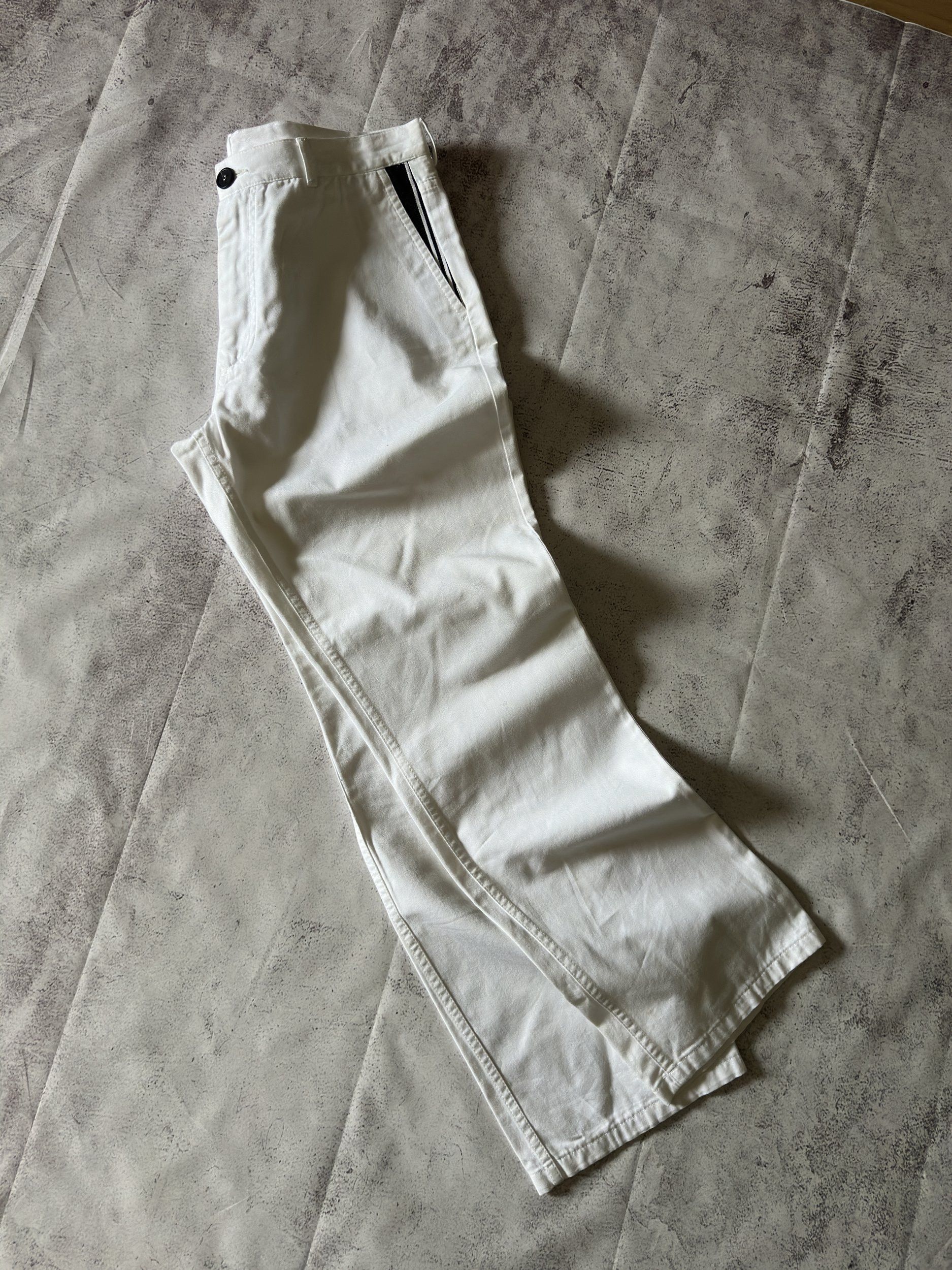 Givenchy Givenchy Men's White Cotton Pants IT44 Size US 31 - 1 Thumbnail