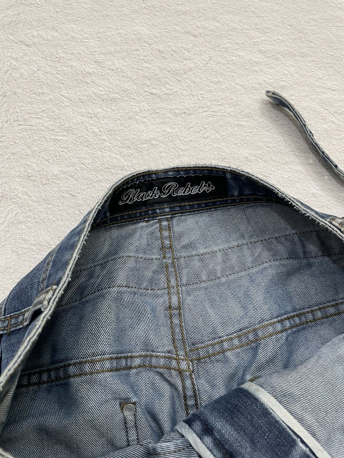 Hysteric Glamour 2000s blacklabel japan double Wasit Denim Wash Size US 34 / EU 50 - 6 Thumbnail