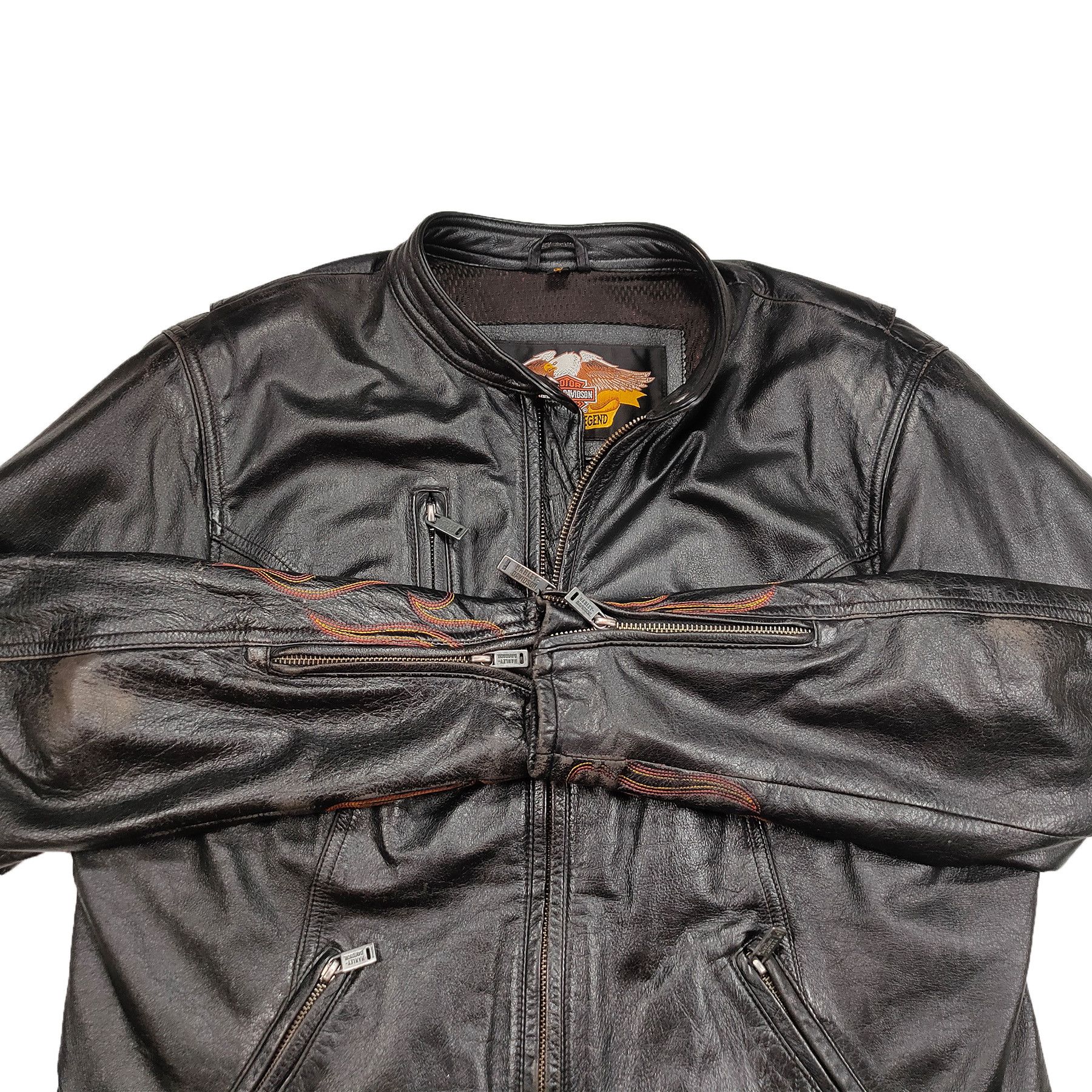 Harley Davidson Harley Davidson Leather Jacket, Women´s S size Size L / US 10 / IT 46 - 4 Thumbnail