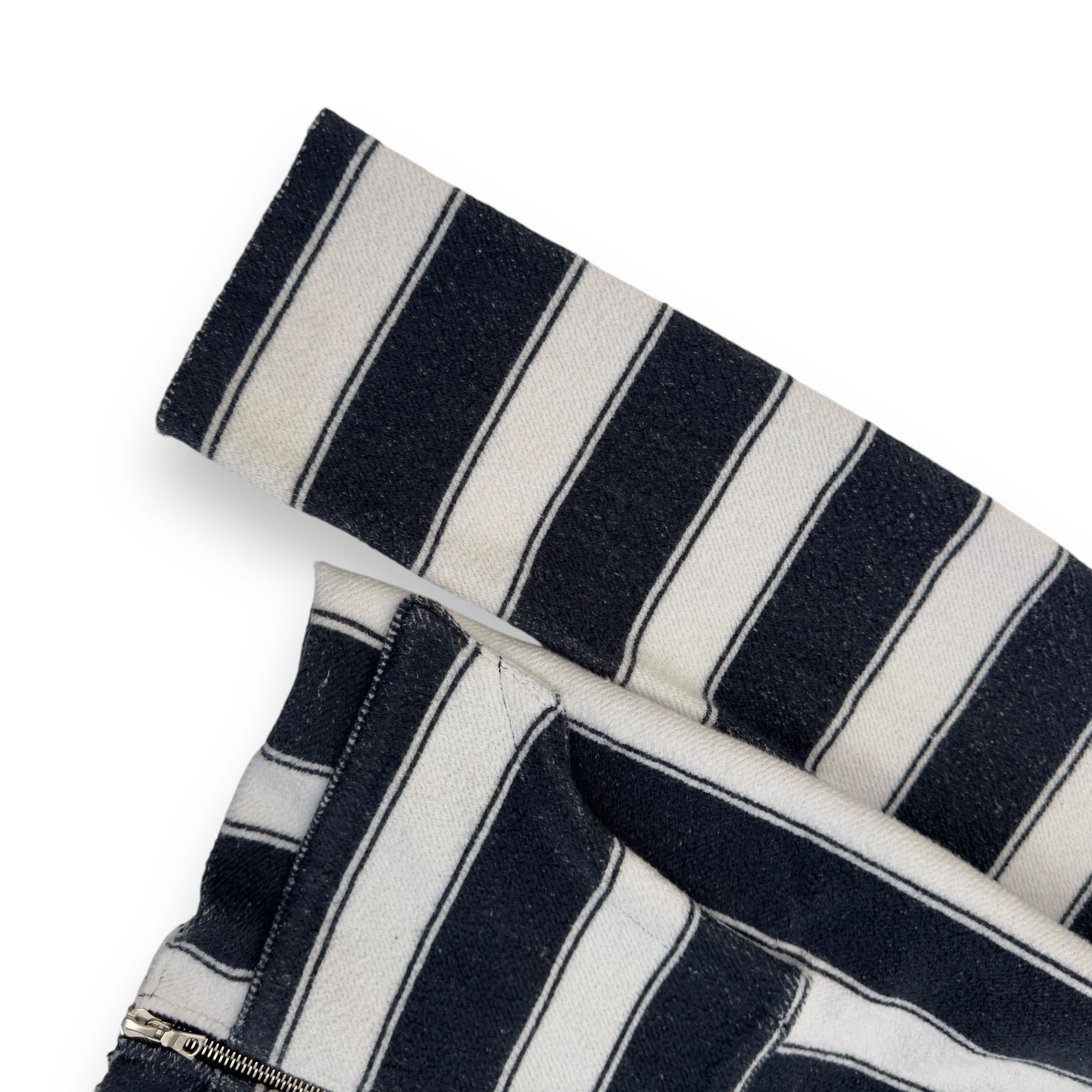 Amiri AMIRI BAJA STRIPED ZIP-UP HOODIE BLUE / WHITE L Size US L / EU 52-54 / 3 - 6 Thumbnail