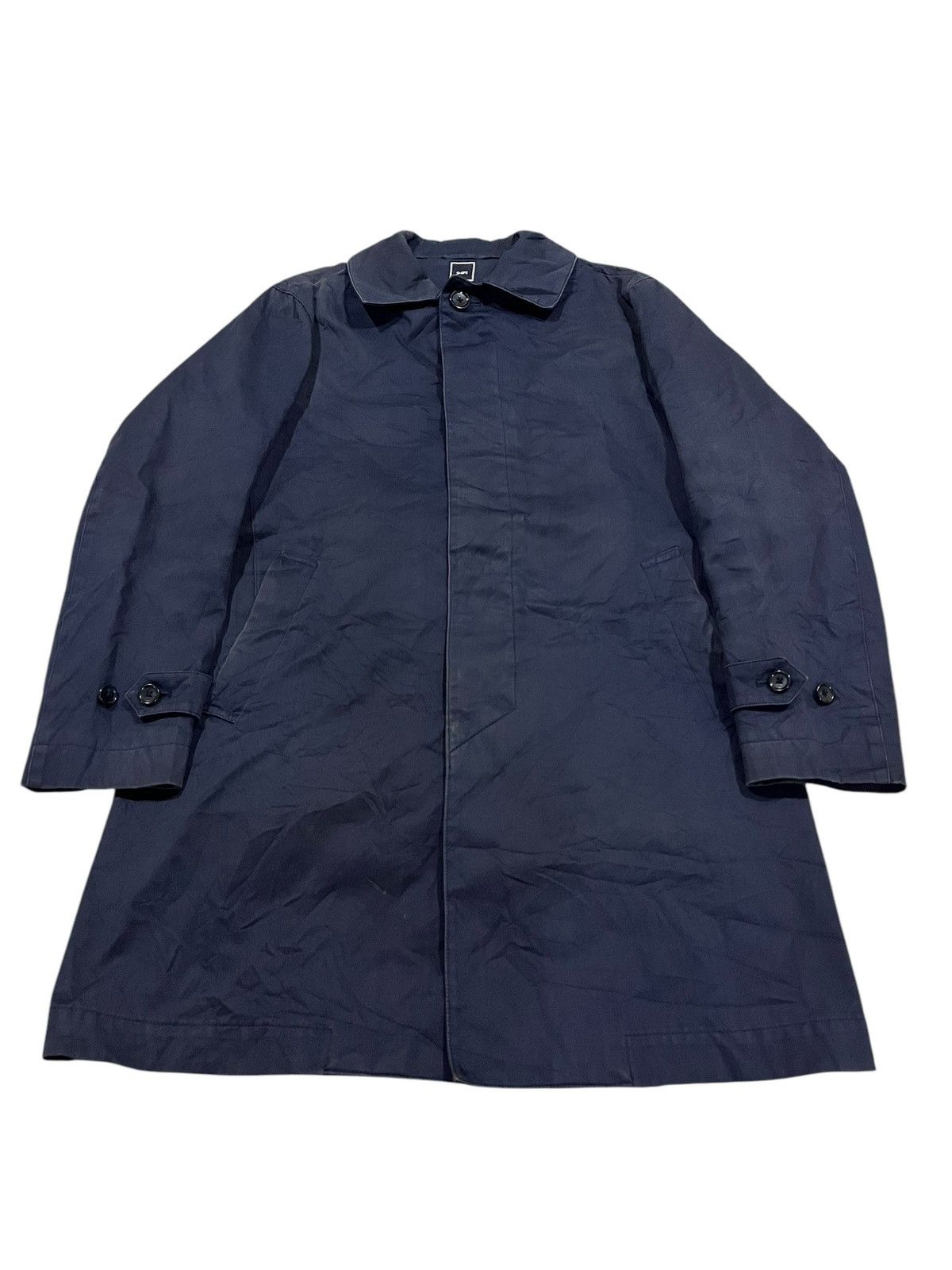 SHIP BUTTON UP LONG COAT/JACKET PUFFER LINING