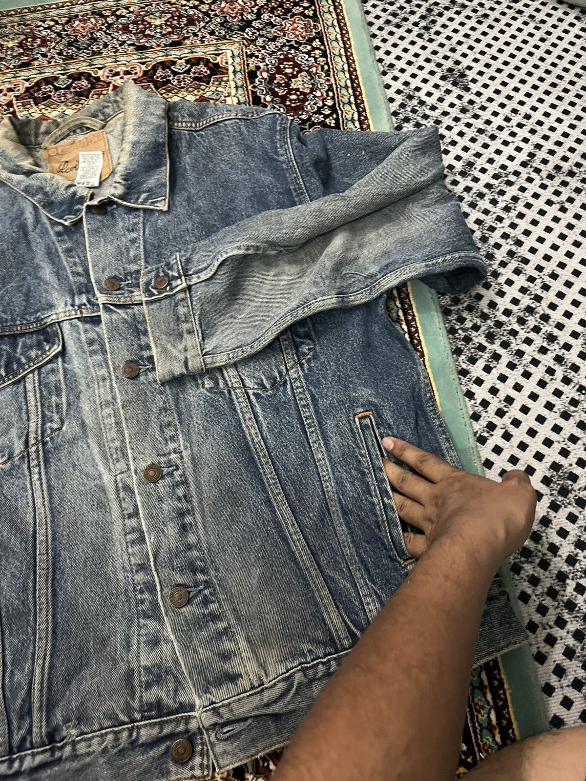 Levi's Vintage Y2K Levi Strauss Signature Standard Trucker Jackets Size US L / EU 52-54 / 3 - 7 Thumbnail