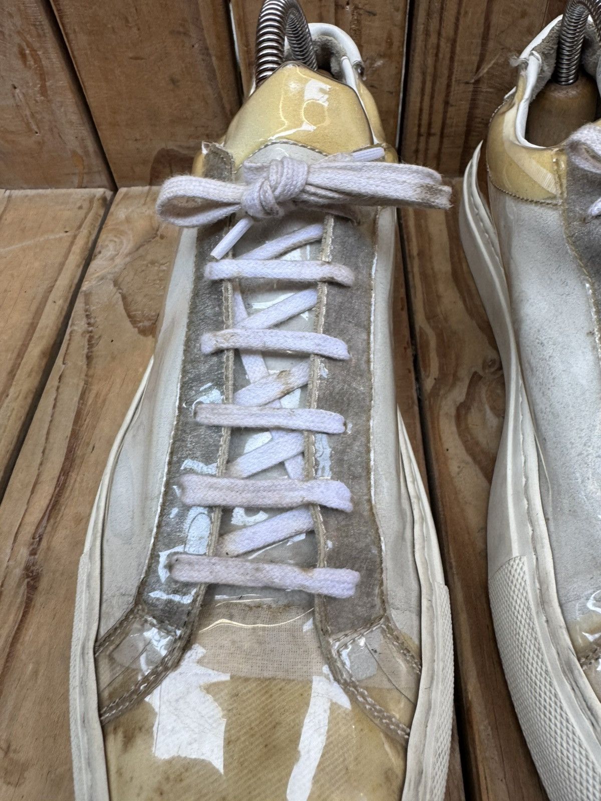 Common Projects Common Projects Men’s plastic/Canvas sneakers EUR 42 Size US 9 / EU 42 - 5 Thumbnail