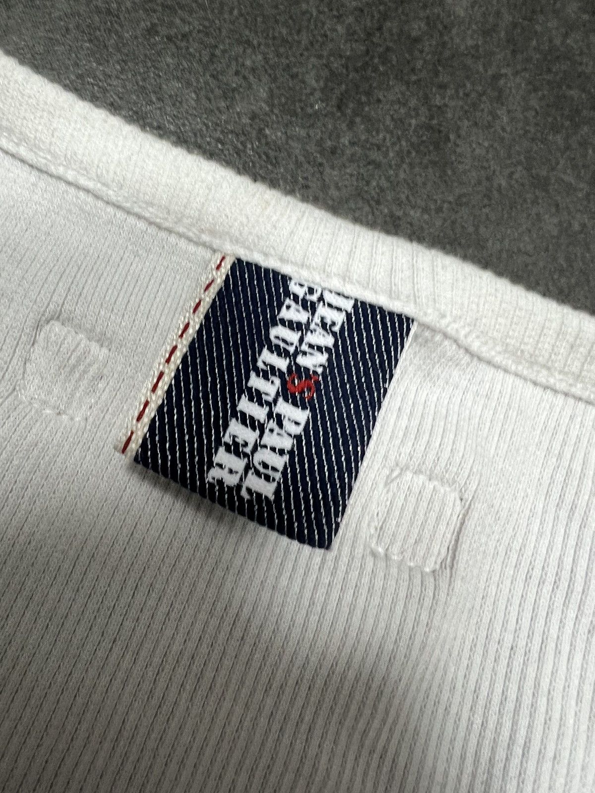 20471120 × Jean Paul Gaultier × Vintage VINTAGE JEAN PAUL GAULTIER WEB MESH WHITE T SHIRT Size S / US 4 / IT 40 - 6 Thumbnail
