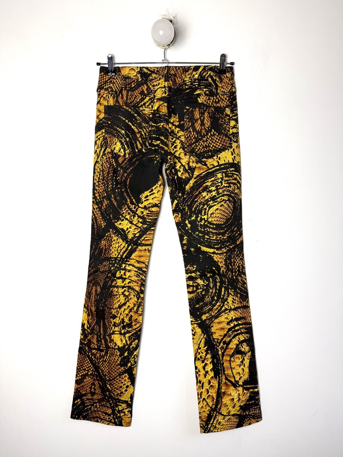 Just Cavalli RARE Just Cavalli Serpent Swirl Belted Jeans Size US 30 / EU 46 - 2 Thumbnail