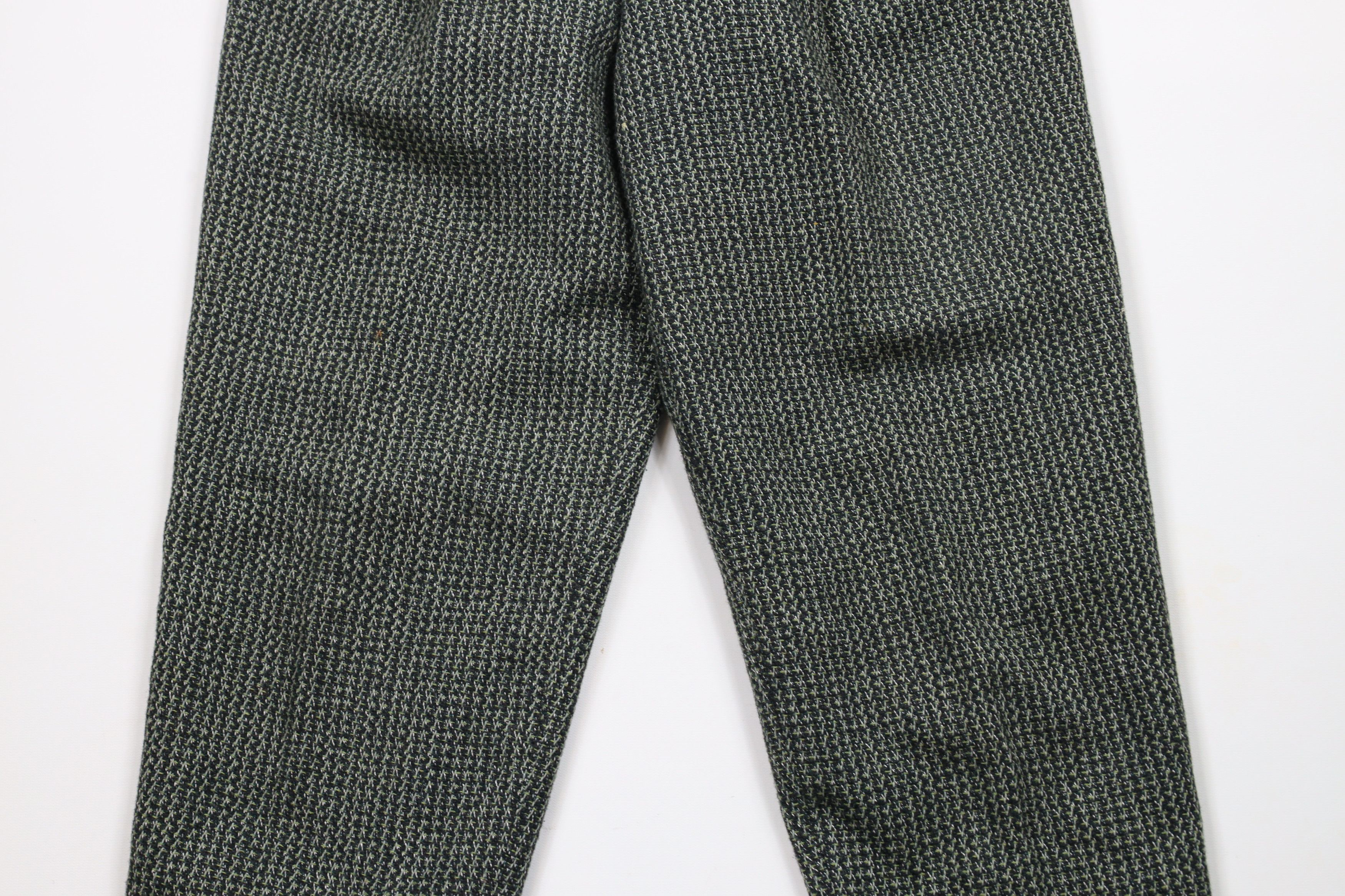 Vintage Vintage 90s Streetwear Blend High Waist Chino Pants Green Size 27" / US 4 / IT 40 - 3 Thumbnail