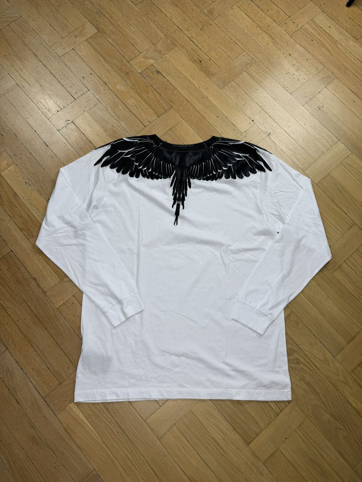 Marcelo Burlon MARCELO BURLON WING LONG-SLEEVE WHITE BLACK Size US XL / EU 56 / 4 - 2 Thumbnail