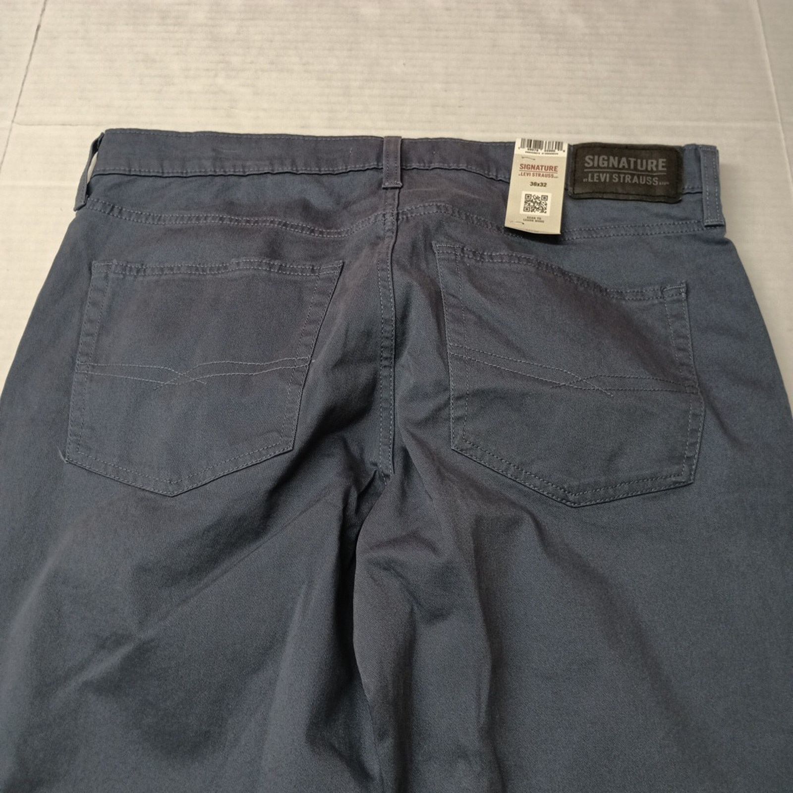 Levi's Signature By Levi Strauss Chino Pants Men's Size 36x32 Blue Size US 36 / EU 52 - 8 Thumbnail