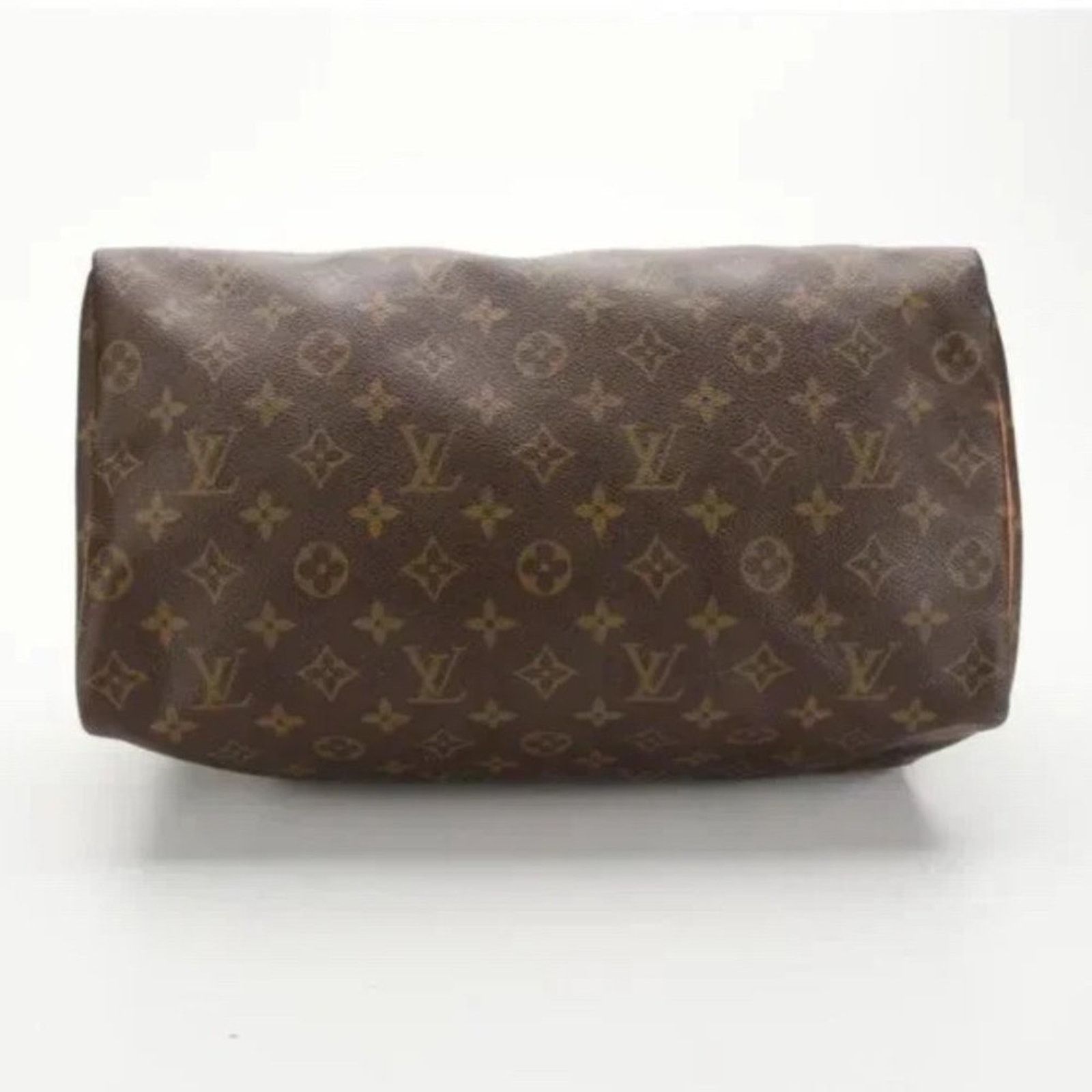 Louis Vuitton LOUIS VUITTON Iconic Speedy 35 Handbag in Monogram Canvas Size ONE SIZE - 4 Thumbnail