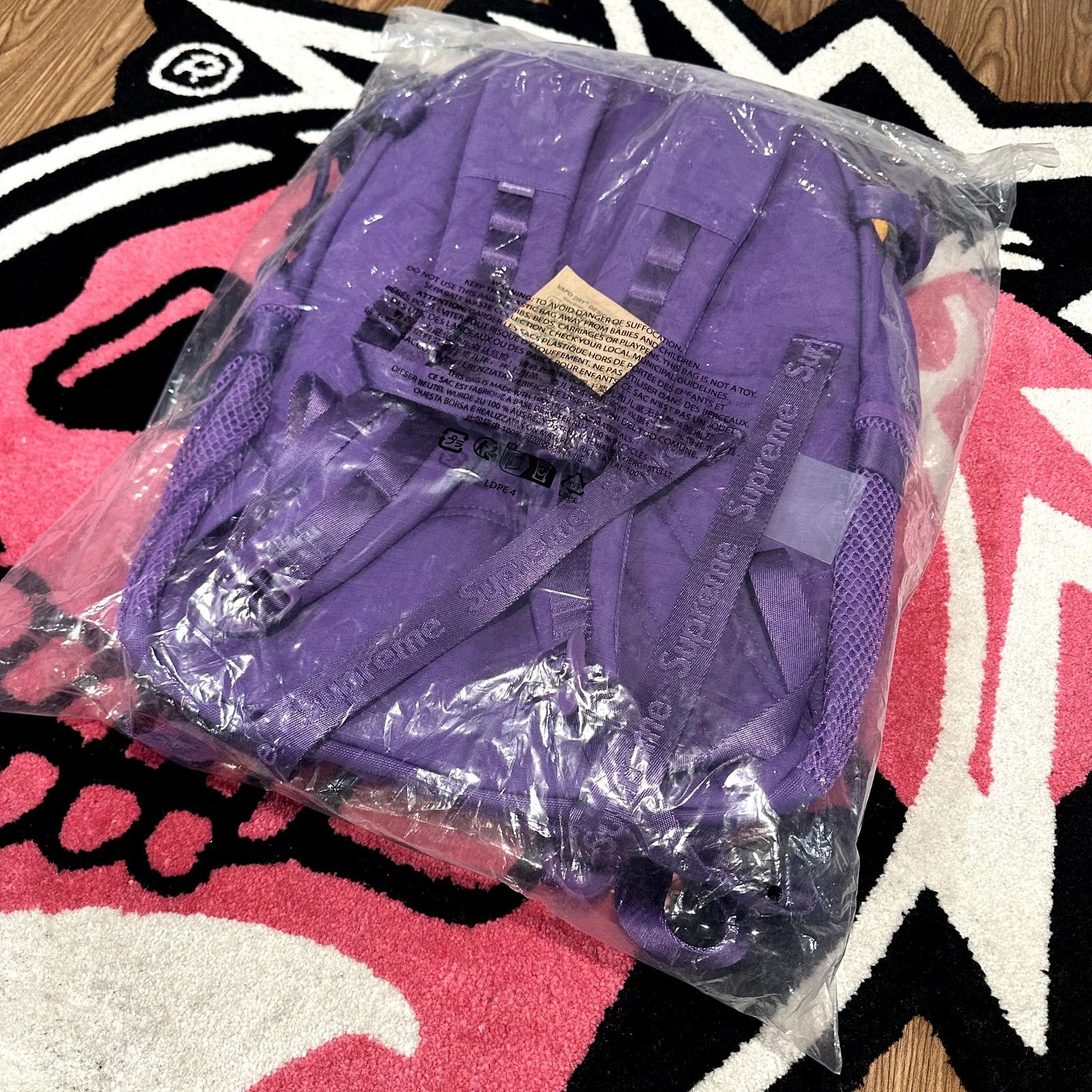 Supreme Supreme Logo Backpack (SS26) – Purple Size ONE SIZE - 7 Thumbnail