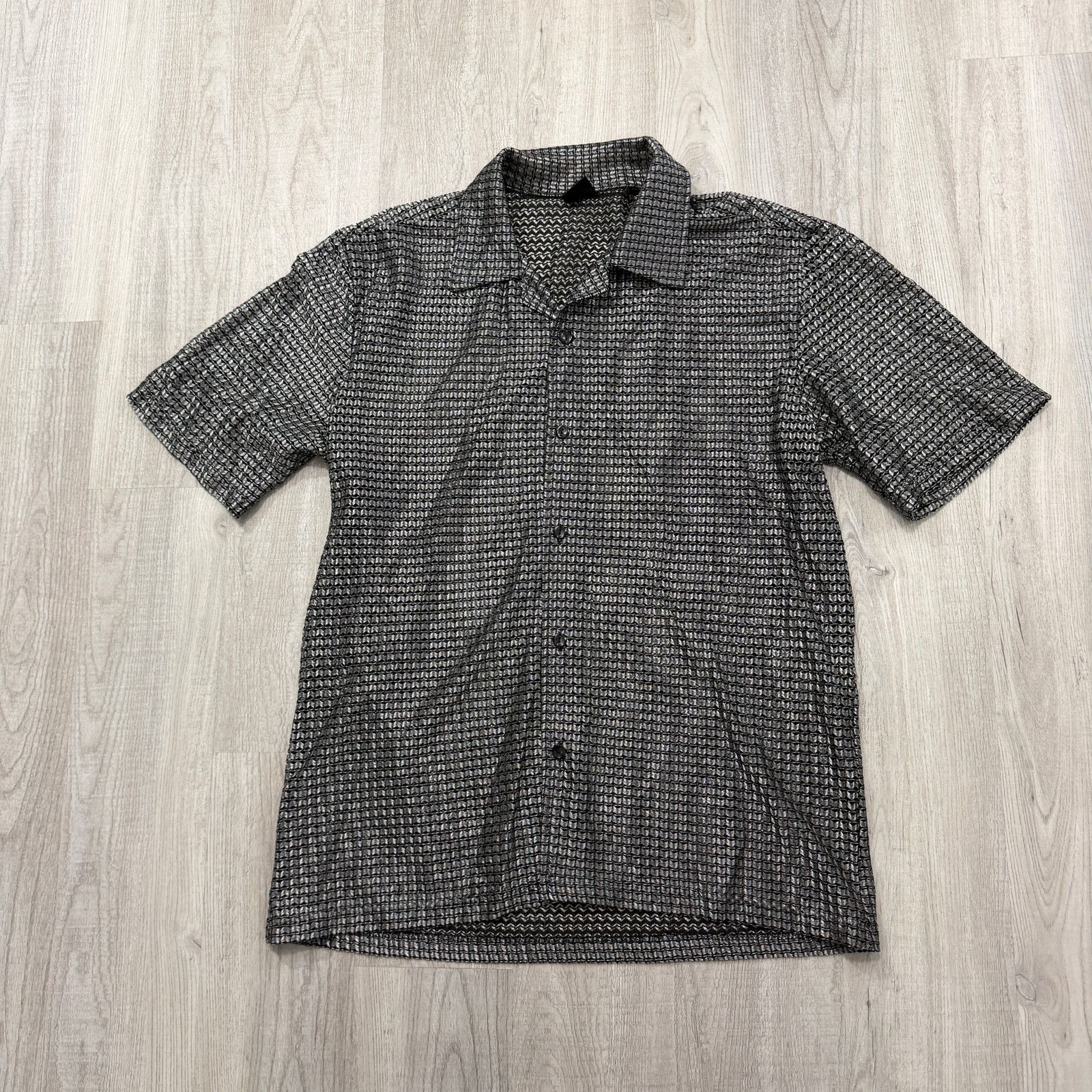 Vintage Vintage Amplify Chain Mail Button Shirt Men's Large Cyber Size US L / EU 52-54 / 3 - 1 Thumbnail