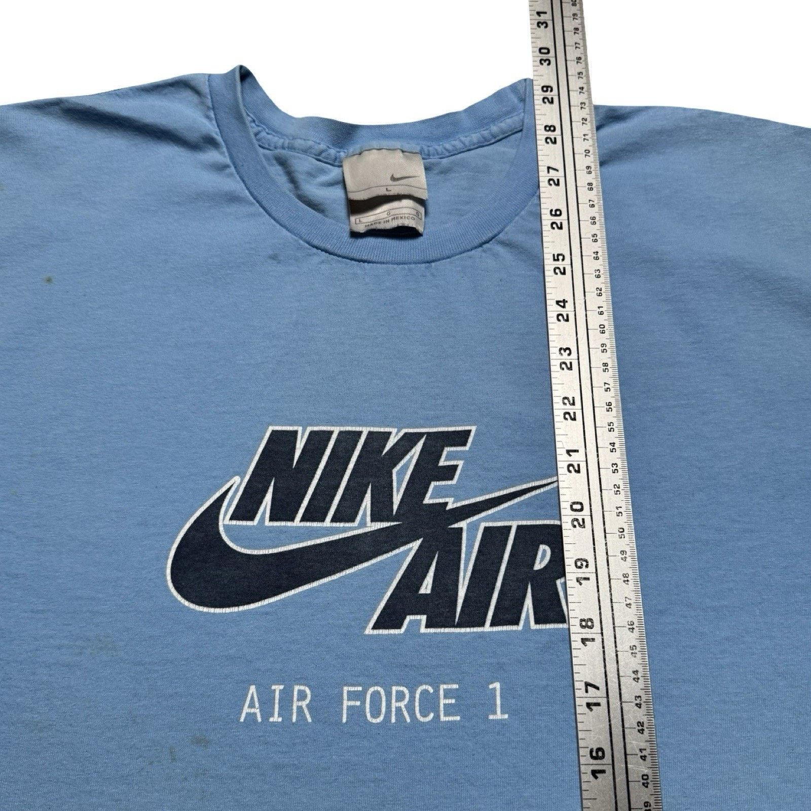 Nike VINTAGE Nike Graphic T-Shirt Air Force One Mens L Size US L / EU 52-54 / 3 - 5 Thumbnail