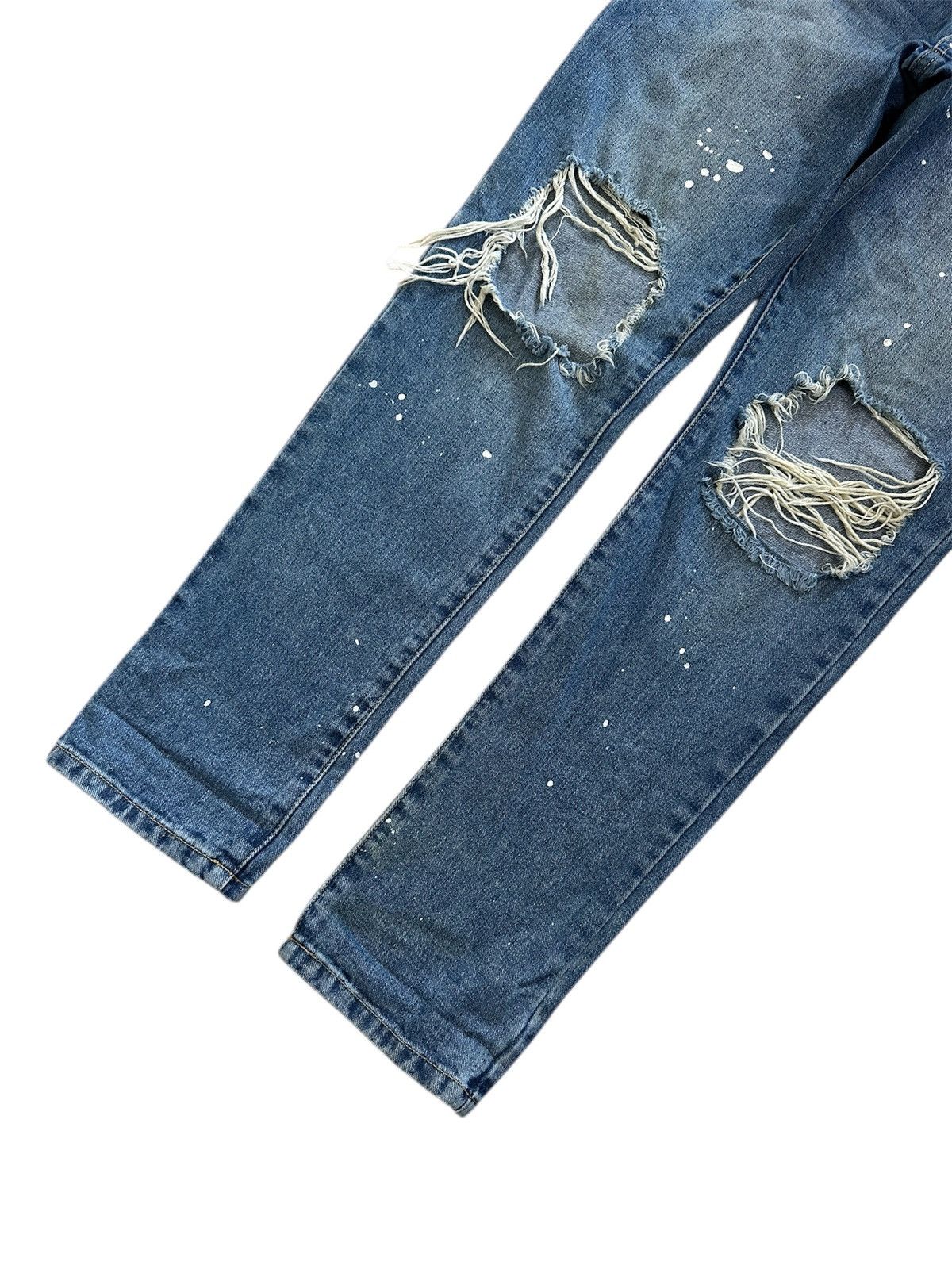 Forever 21 × Vintage FOREVER 21 Distressed Denim Overall Size US 31 - 7 Thumbnail