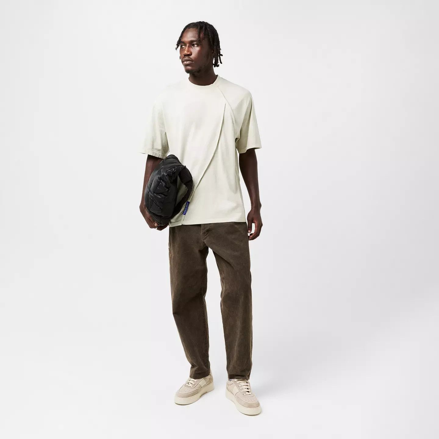 A-COLD-WALL* o1g2r1mq0426 Chartered T-Shirt in Ivory Size US XL / EU 56 / 4 - 6 Thumbnail