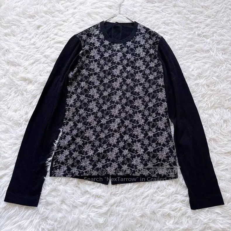 Comme des Garcons Comme Des Garcons Embroidered knit cardigan Size M / US 6-8 / IT 42-44 - 1 Thumbnail