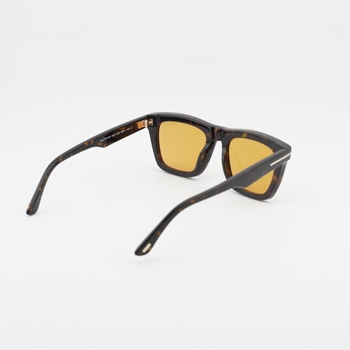 Tom Ford Tom Ford Lelio FT1207 52E Sunglasses Dark Havana Square Size ONE SIZE - 4 Thumbnail
