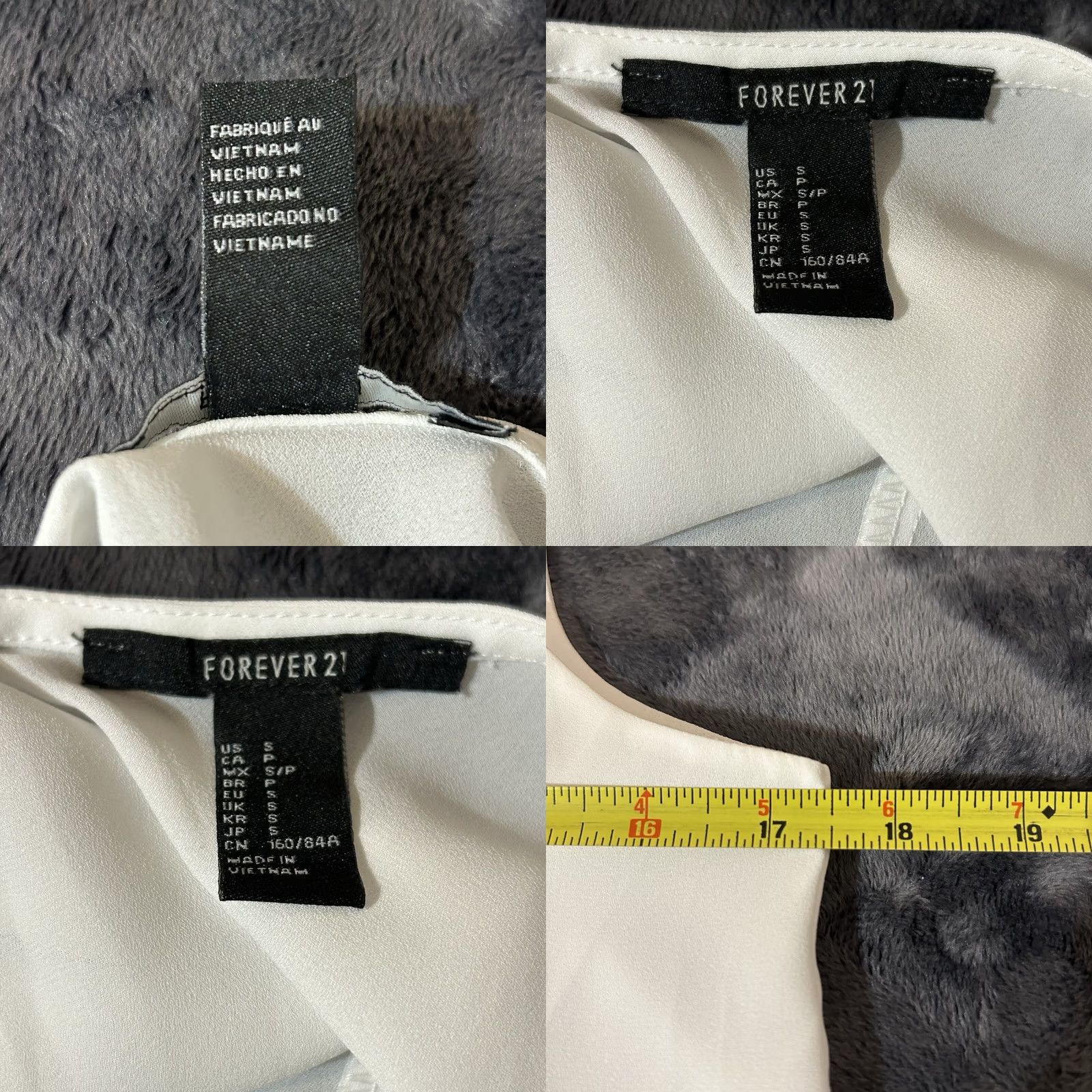 Forever 21 FOREVER 21 Shirt Womens S White Cami Top Women Small Scoop Neck Tank Sleeveless Light Size S / US 4 / IT 40 - 9 Thumbnail