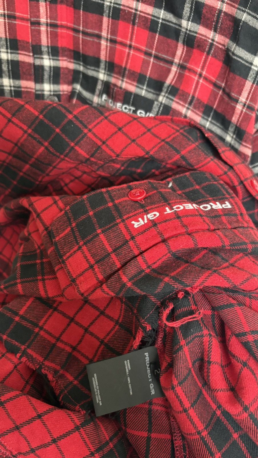 PROJECT G/R PROJECT G/R UPSIDE DOWN FLANNEL Size US XL / EU 56 / 4 - 6 Thumbnail
