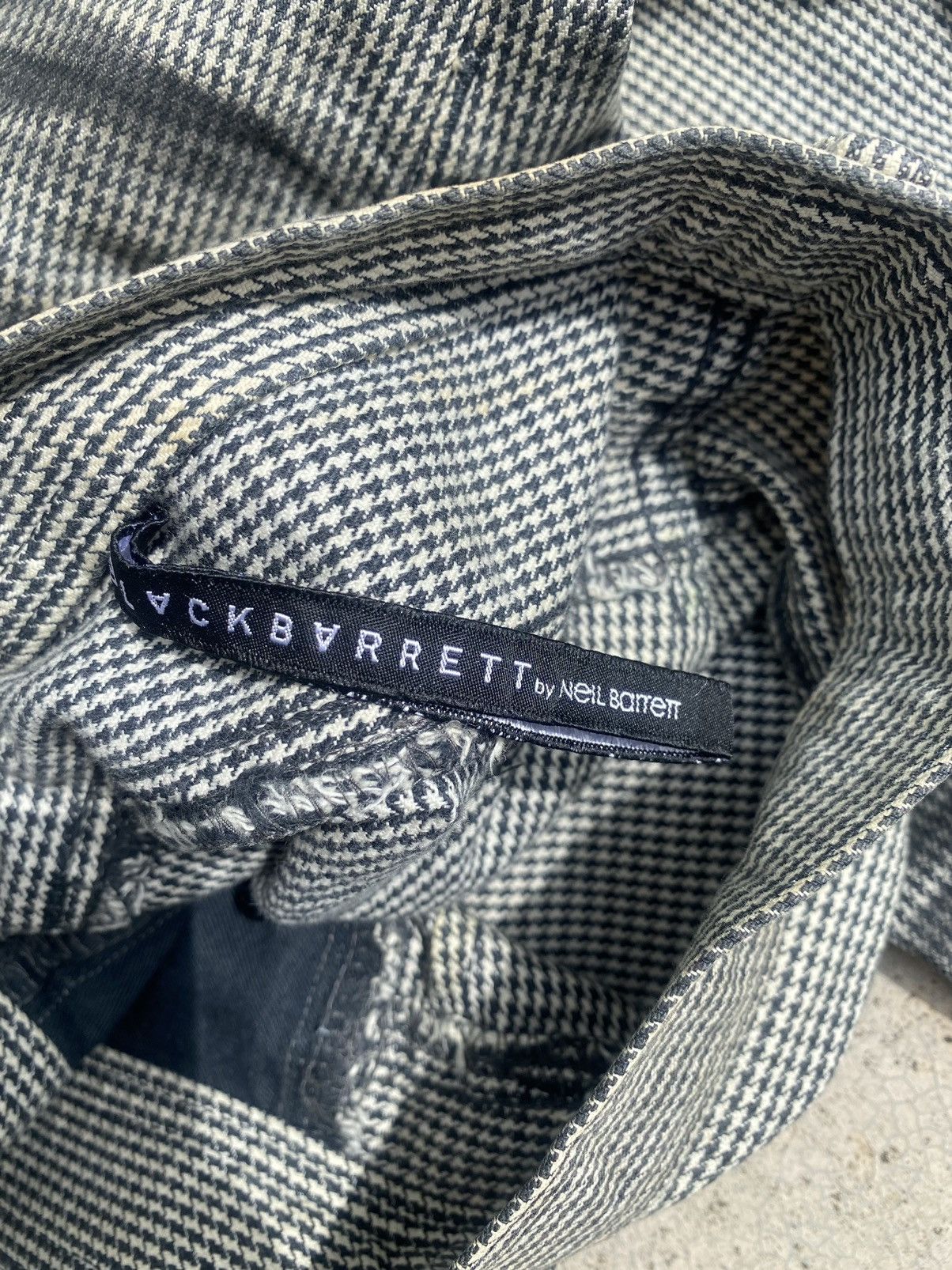 Designer × Neil Barrett × Punk and Yo Black Barrett Neil barrett Tartan Clawmark Slim Fit Jeans Size US 30 / EU 46 - 19 Thumbnail
