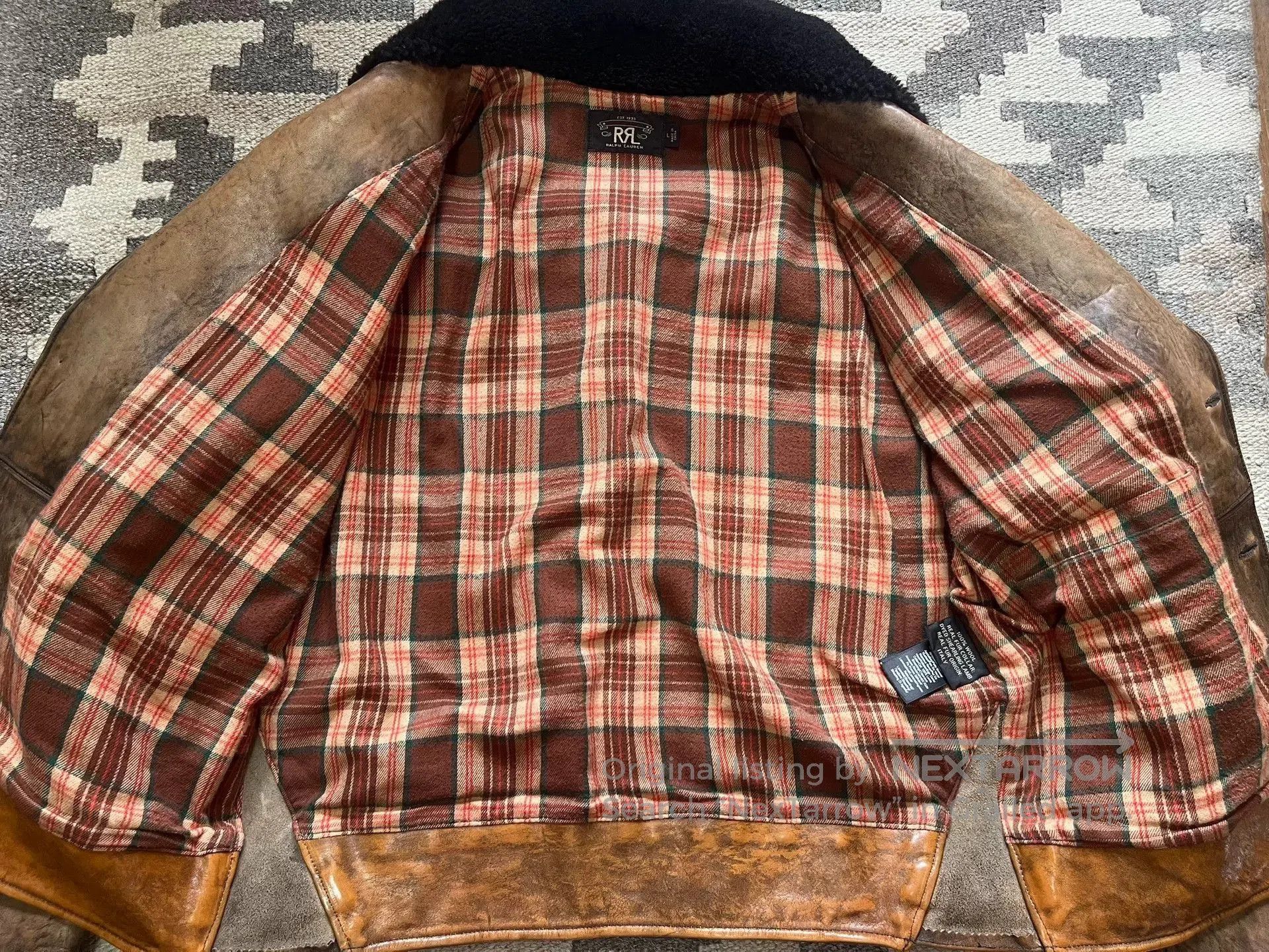 RRL Ralph Lauren RRL Shearling Farm Jacket. Size US L / EU 52-54 / 3 - 6 Thumbnail