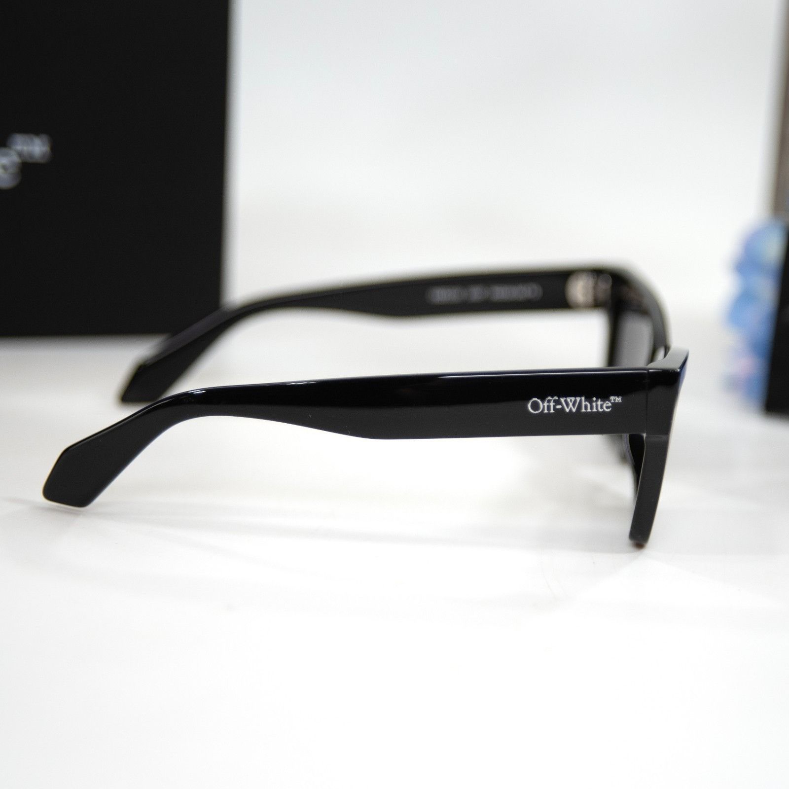 Off-White Off-White OER1110 Cincinnati Black Logo Sunglasses NWT Case Size ONE SIZE - 6 Thumbnail